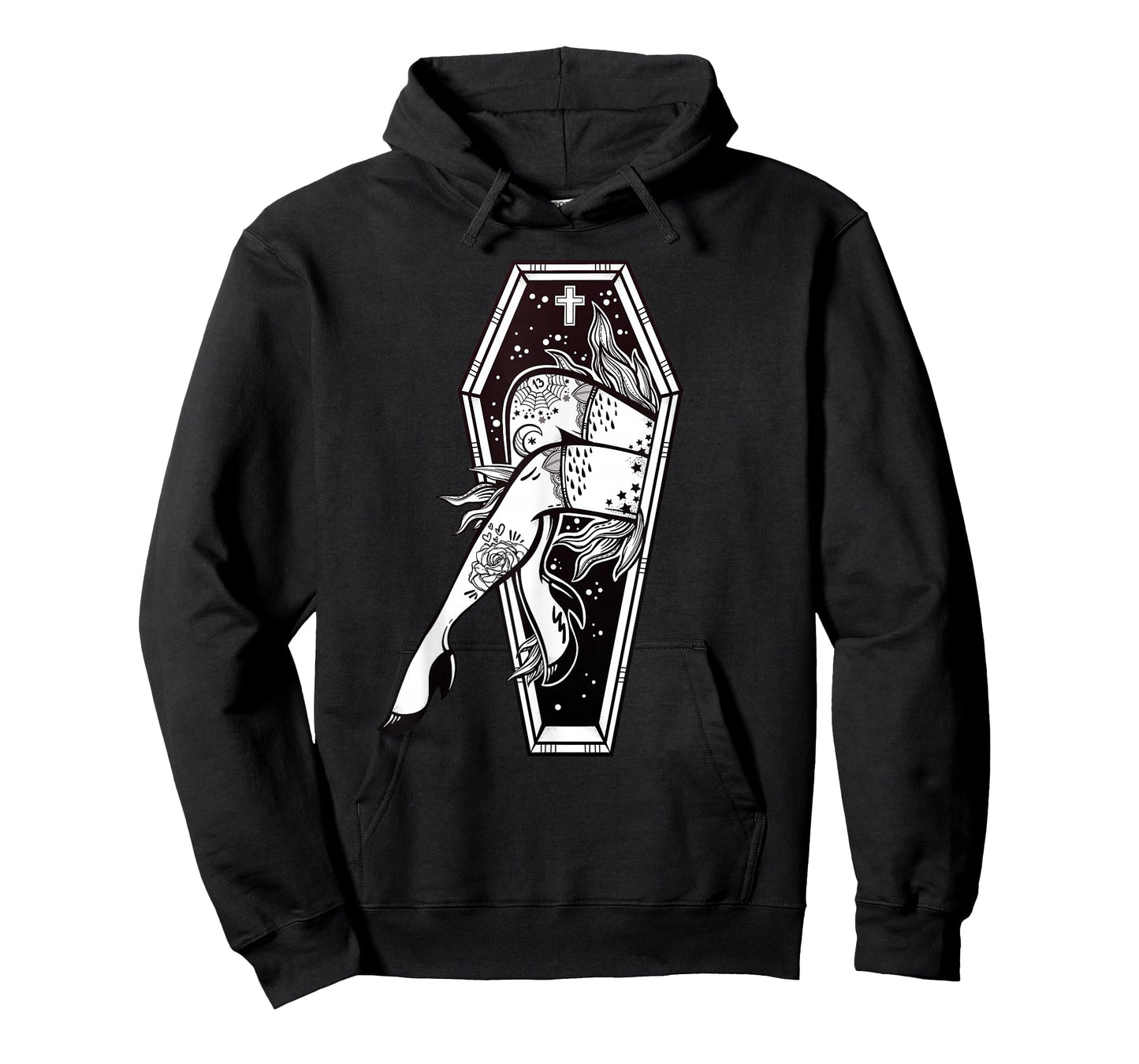 Sexy Zombie Legs - Flash Tattoo Coffin - Pin-Up T-Shirt