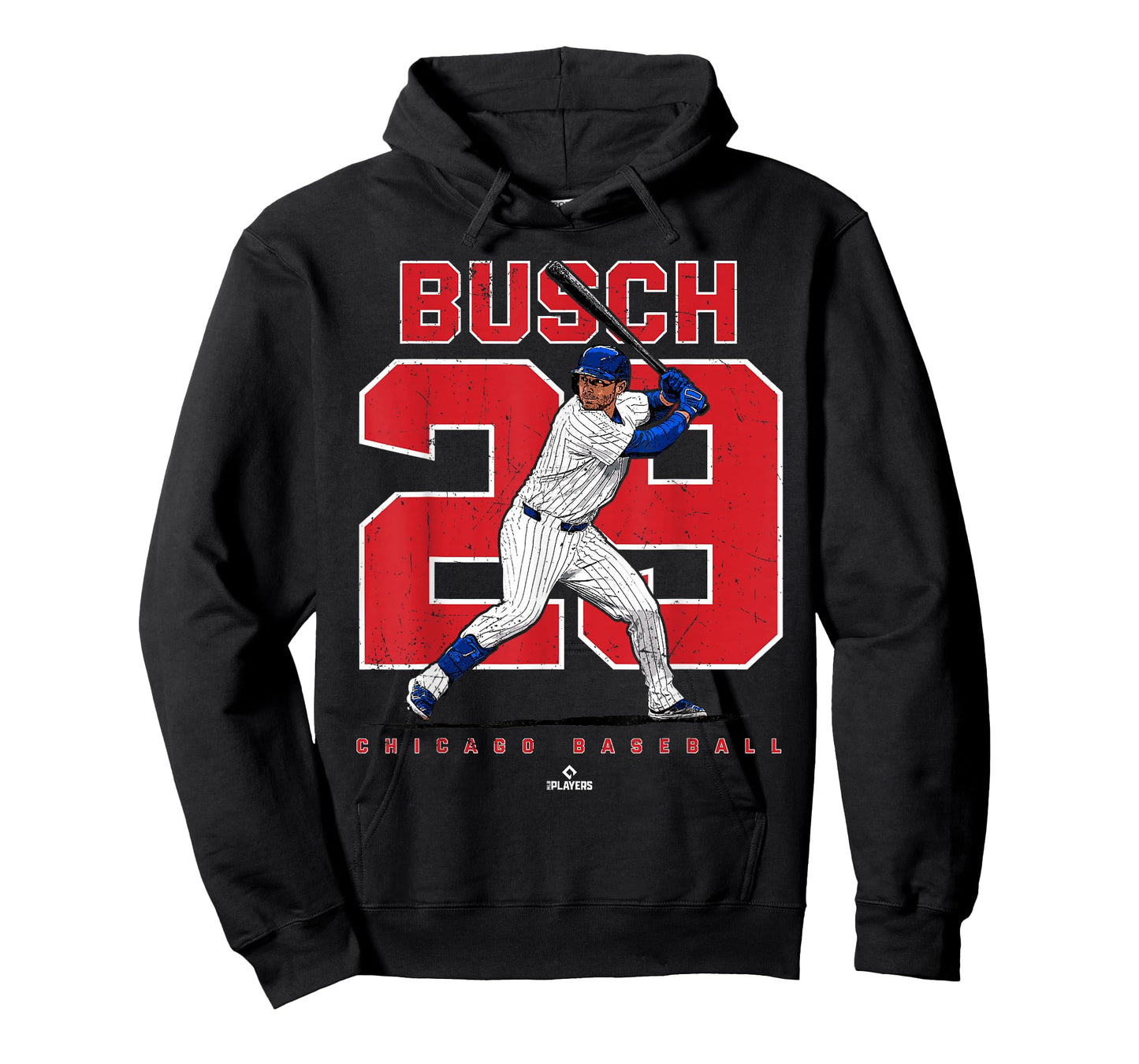 Number & Portrait Michael Busch Chicago MLBPA T-Shirt