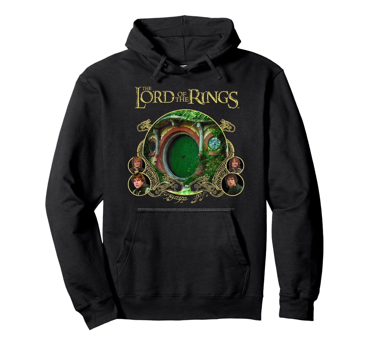 Lord of The Rings Shire Group Poster T-Shirt