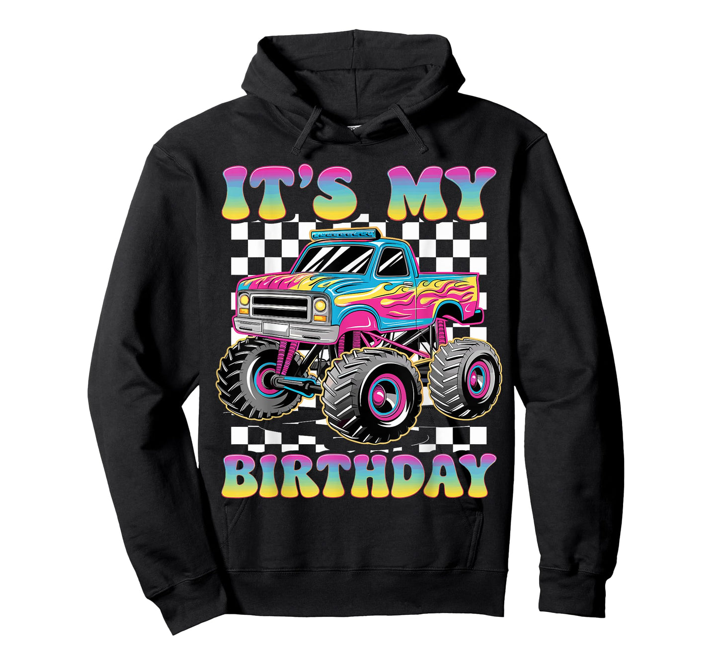 Monster Truck Lover It's My Birthday Monster Truck T-Shirt