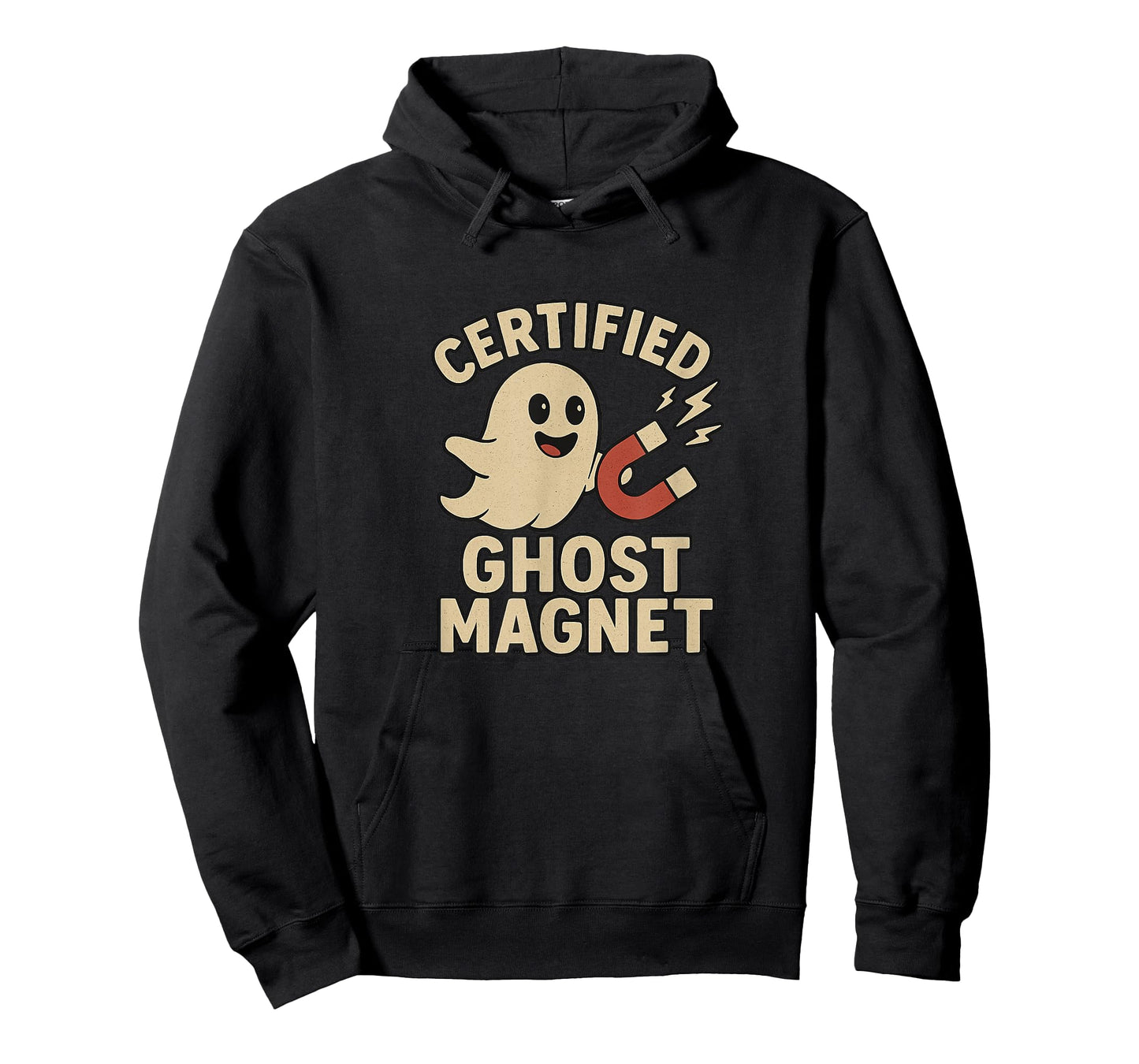 CERTIFIED GHOST MAGNET Funny Paranormal Investigator T-Shirt