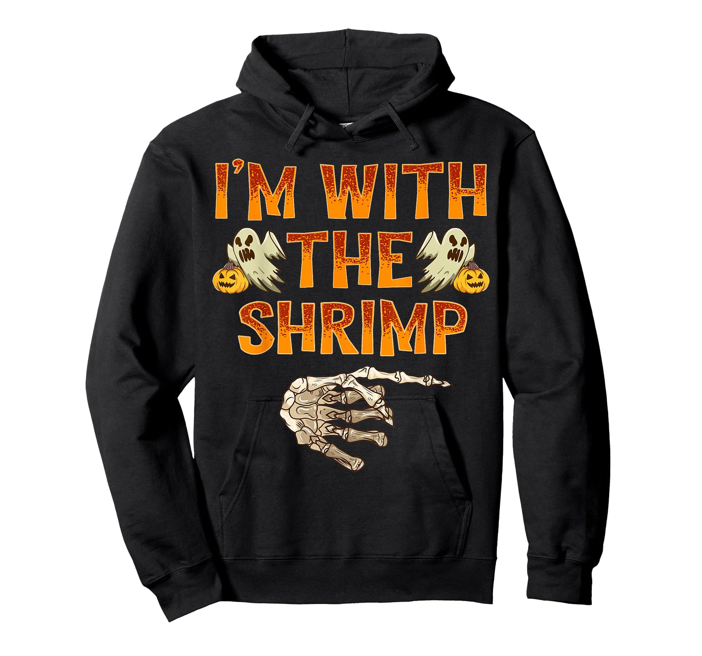 I'm With The Shrimp Shirt Costume Funny Halloween Couple T-Shirt