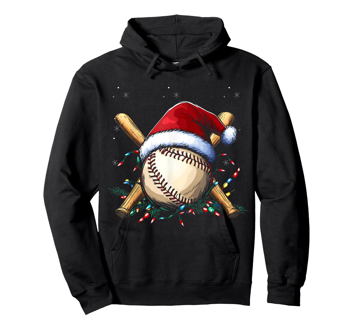 Santa Sports Design For Men Boys Christmas Baseball Player T-Shirt
