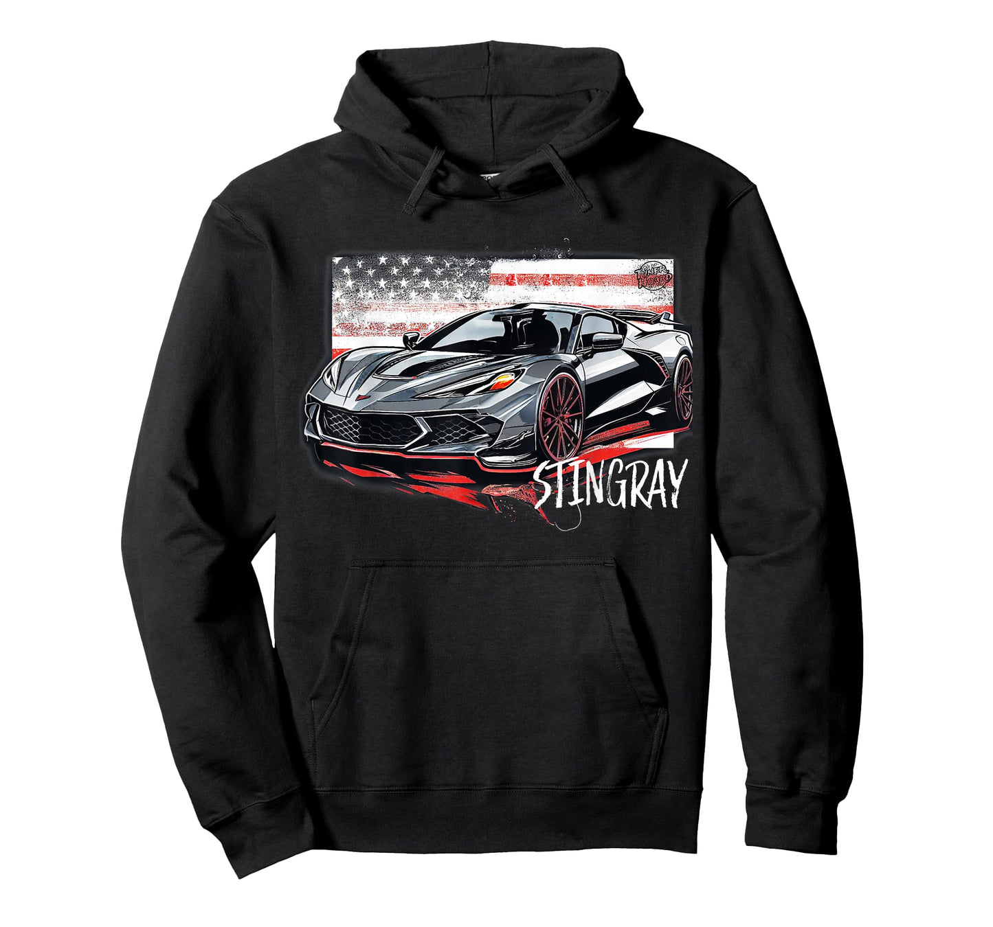 C8 American Muscle v8 Supercar Stingray Cool Vette Mechanic T-Shirt