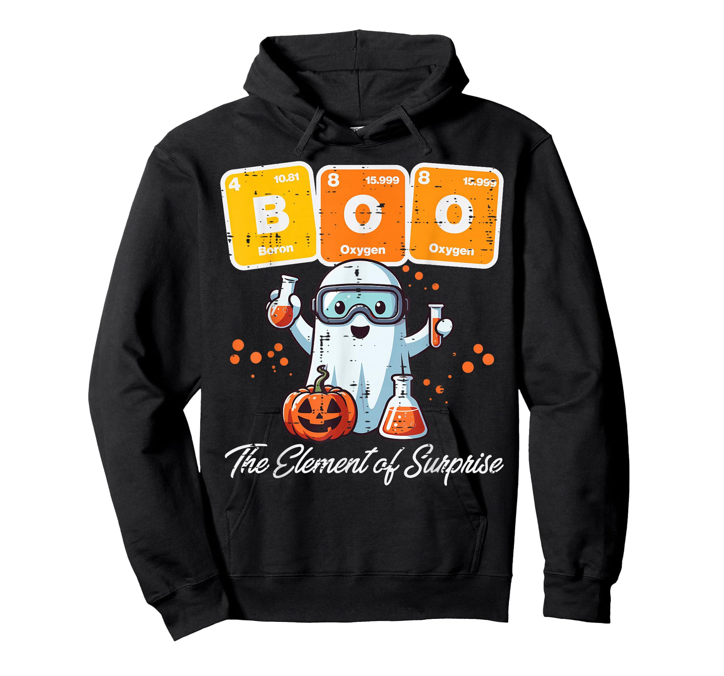 Halloween Chemist Ghost Elements Surprise Costume Men Women T-Shirt