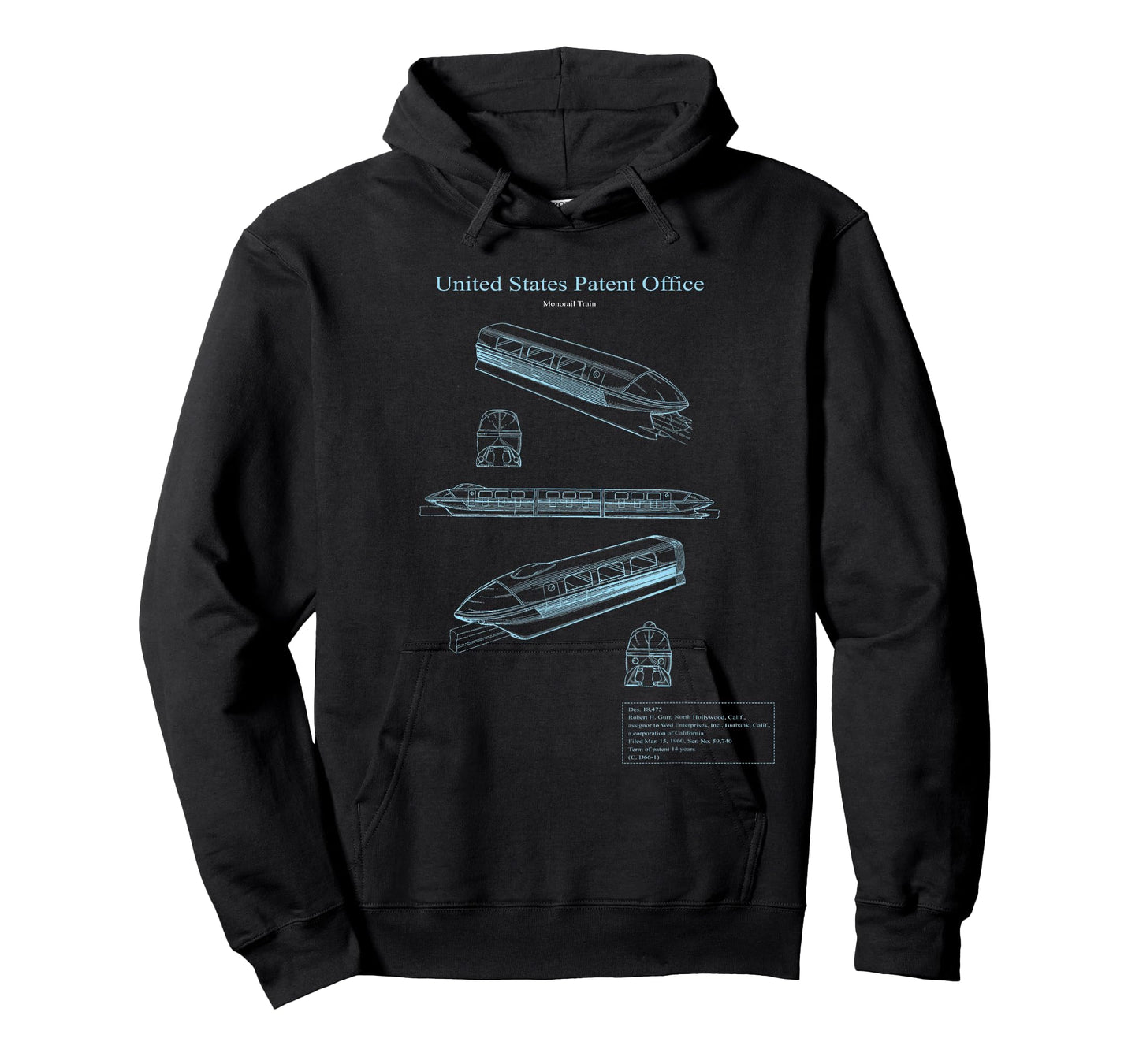 Monorail Blueprint Tee T-Shirt