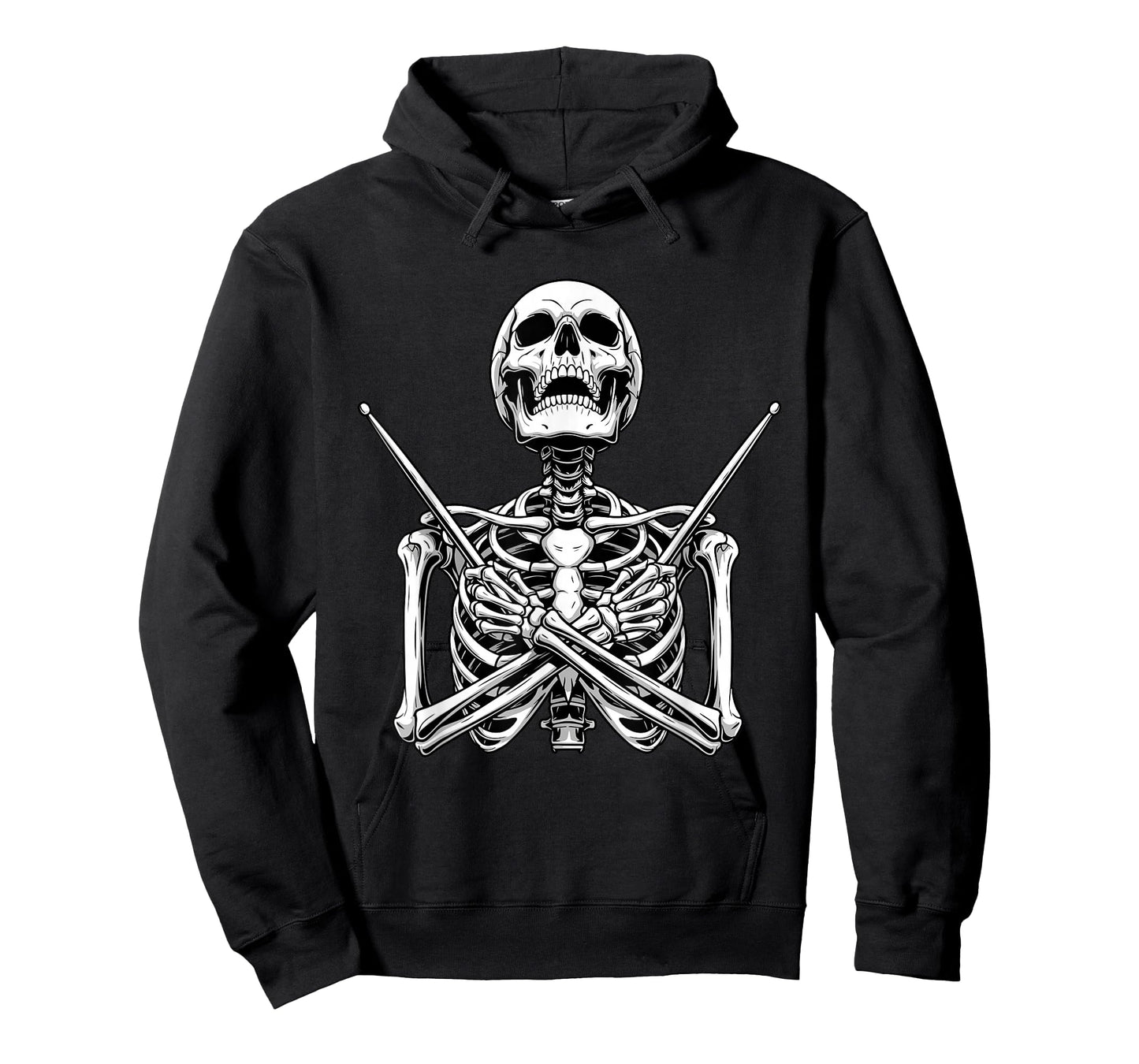 Skeleton Drummer - Spooky Halloween Drumming Lover T-Shirt