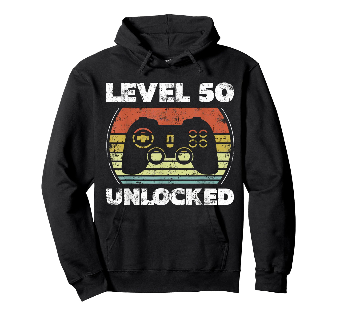 Level 50 Unlocked Funny Video Gamer 50th Birthday T-Shirt