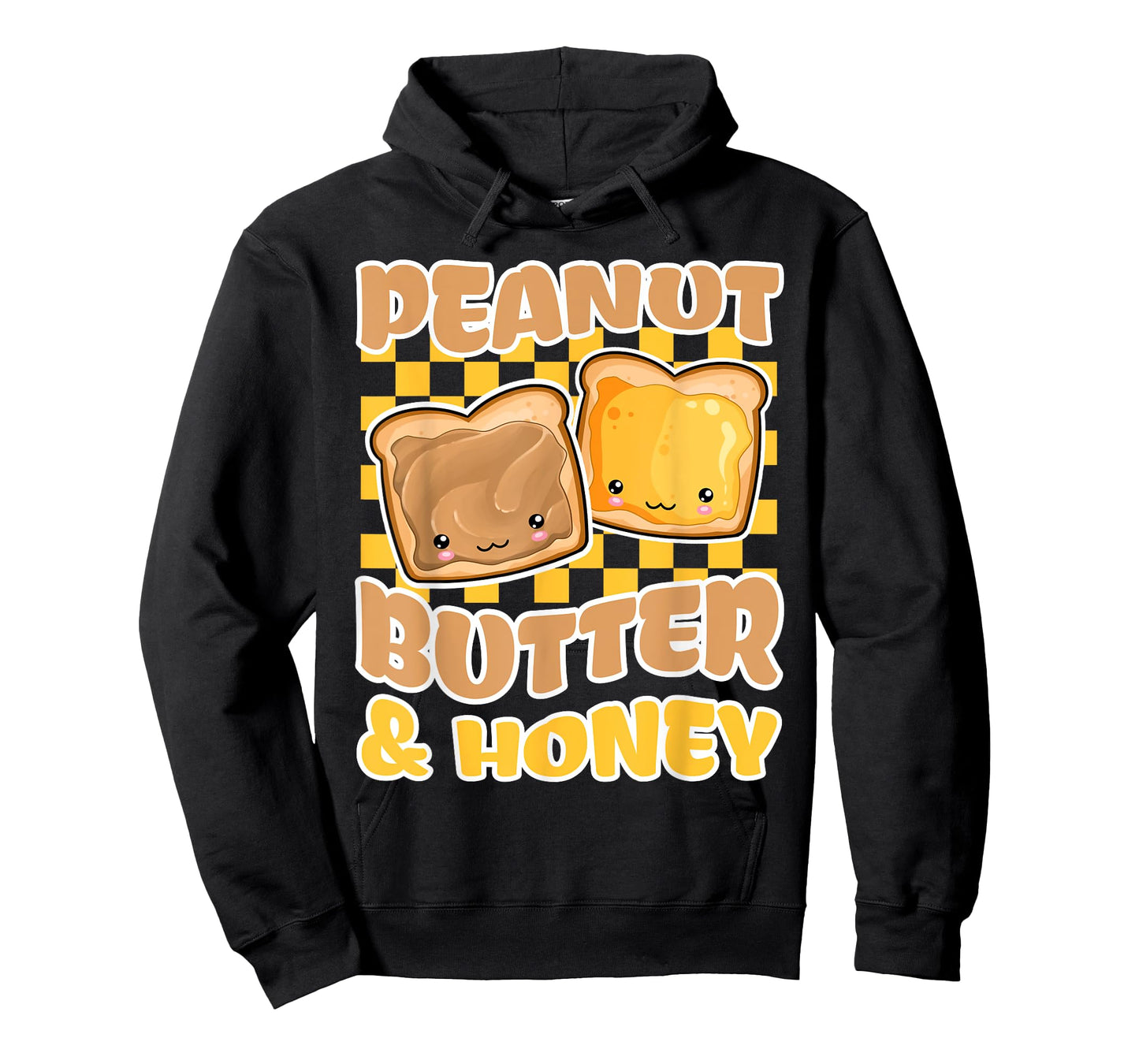 Kawaii Peanut Butter and Honey Bees Kind Retro Matching Cute T-Shirt
