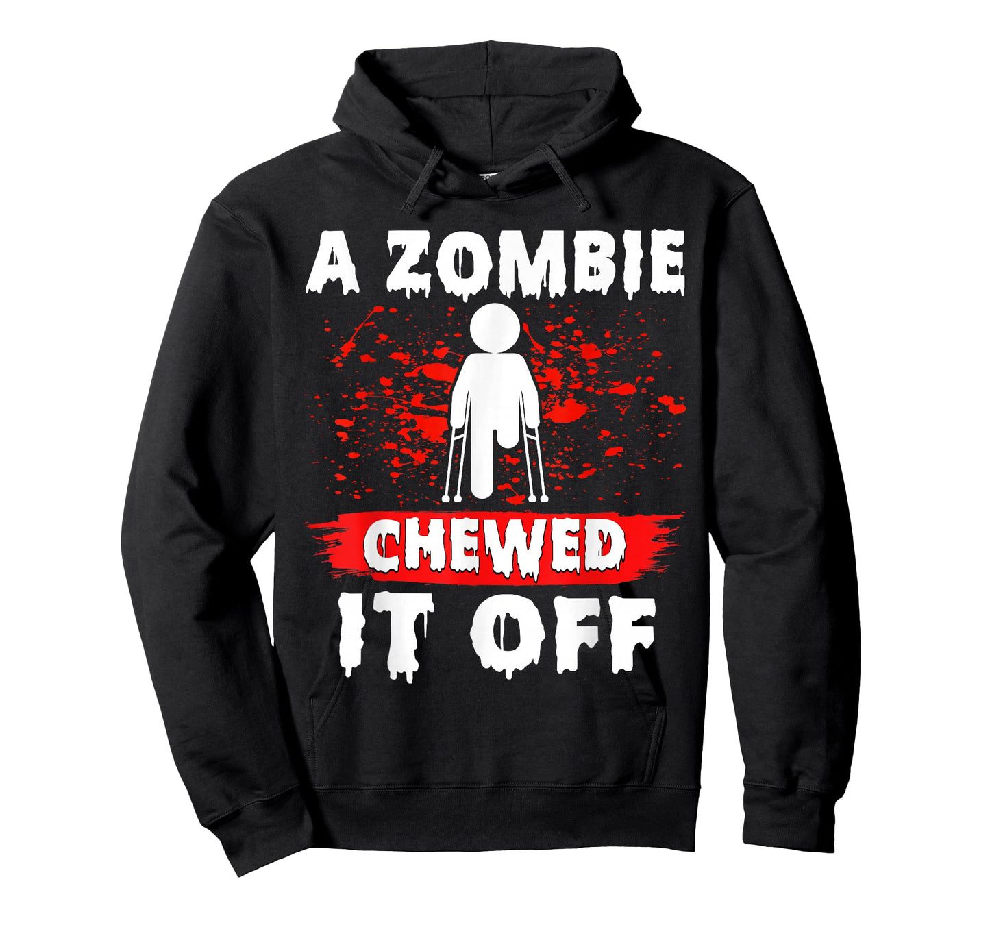 Amputee Funny a Zombie Chewed It Off Prosthetic Amputation T-Shirt