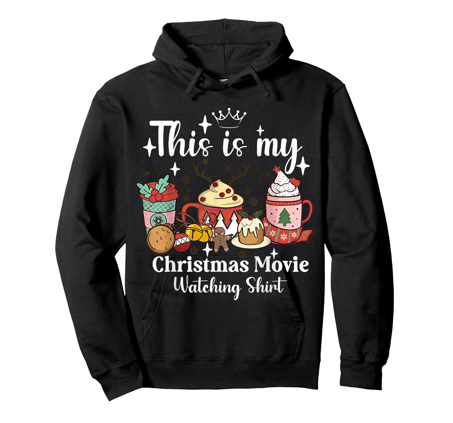 This Is My Christmas Movie Watching Shirt Family Matching T-Shirt