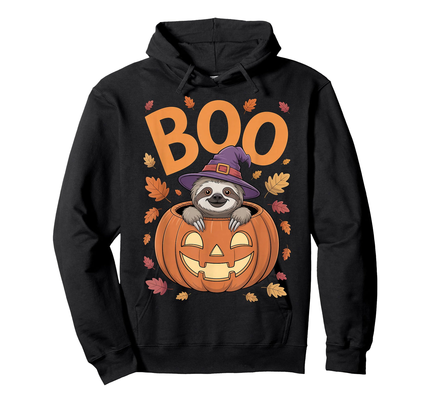 Sloth Costume on Pumpkin Halloween Sloth T-Shirt