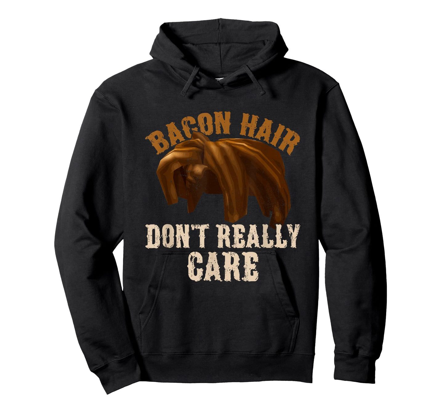 Bacon Hair Don't Really Care For Boy Video Gamers T-Shirt