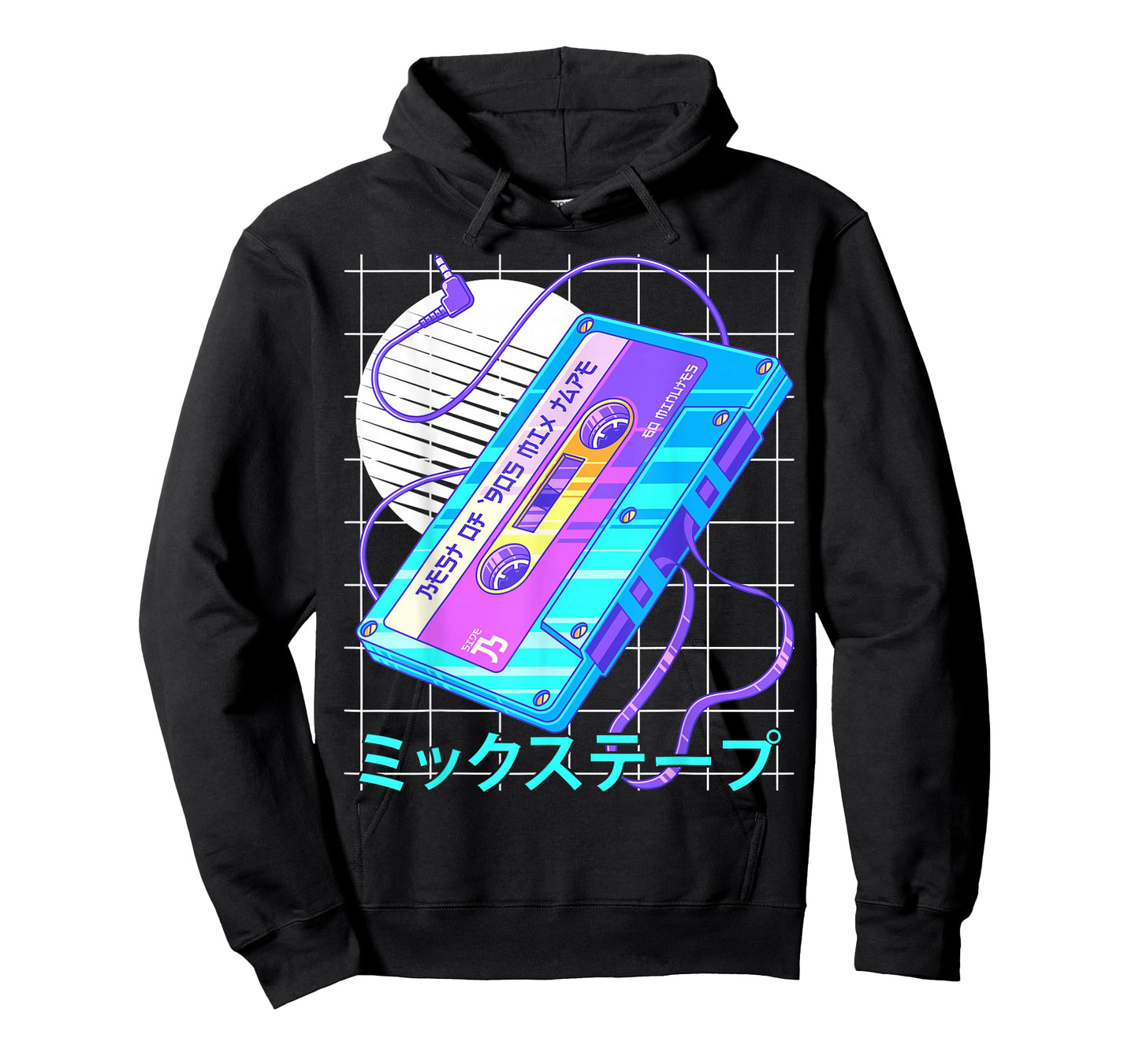 90s Japanese Otaku Vaporwave Aesthetic Retro Art Mixtape T-Shirt