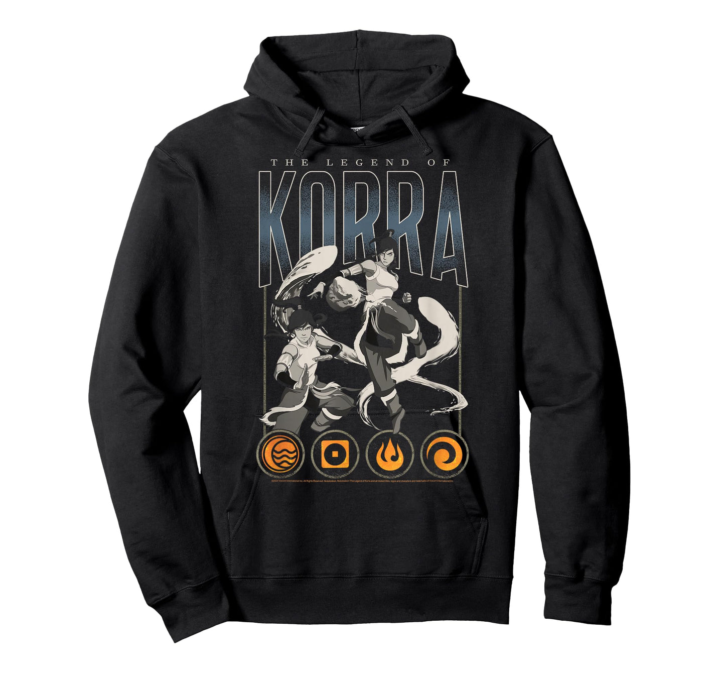 Avatar: Legend of Korra Poses and Elements Collage Anime T-Shirt