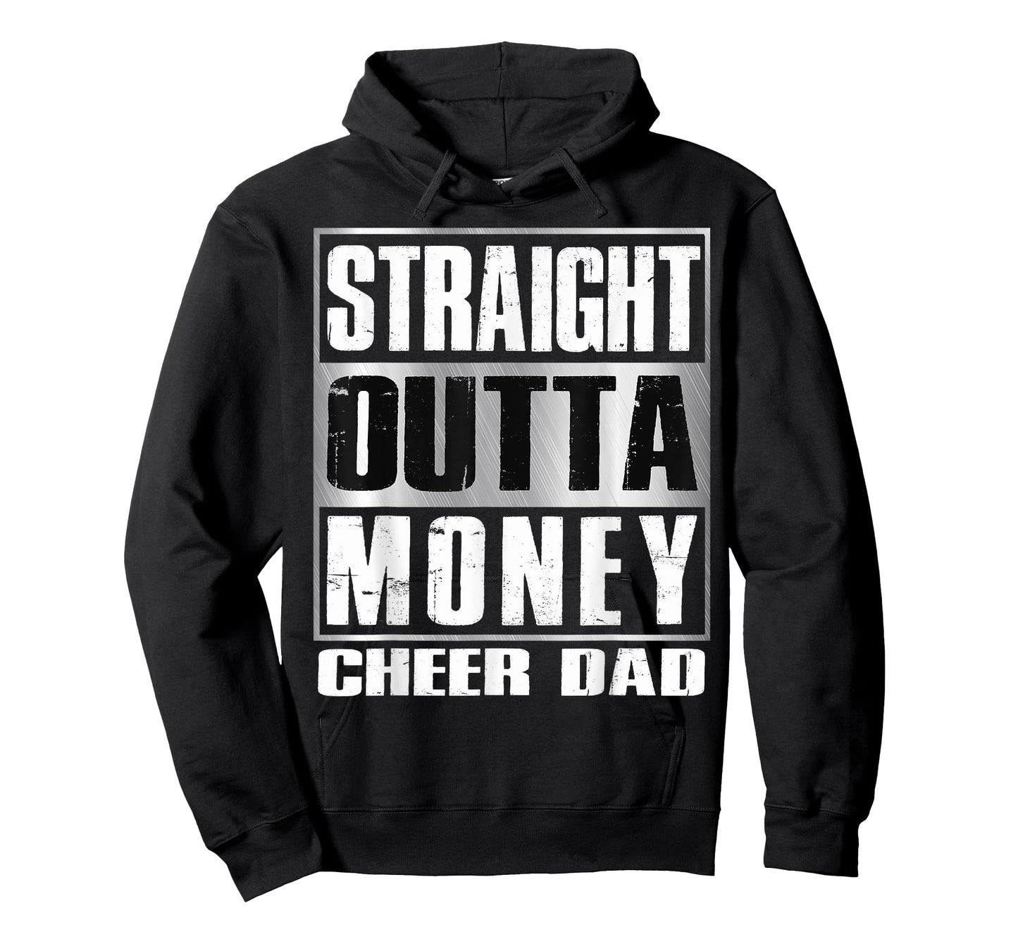 Cheer Dad Straight Outta Money Shirt Gift Dance Cheerleader T-Shirt