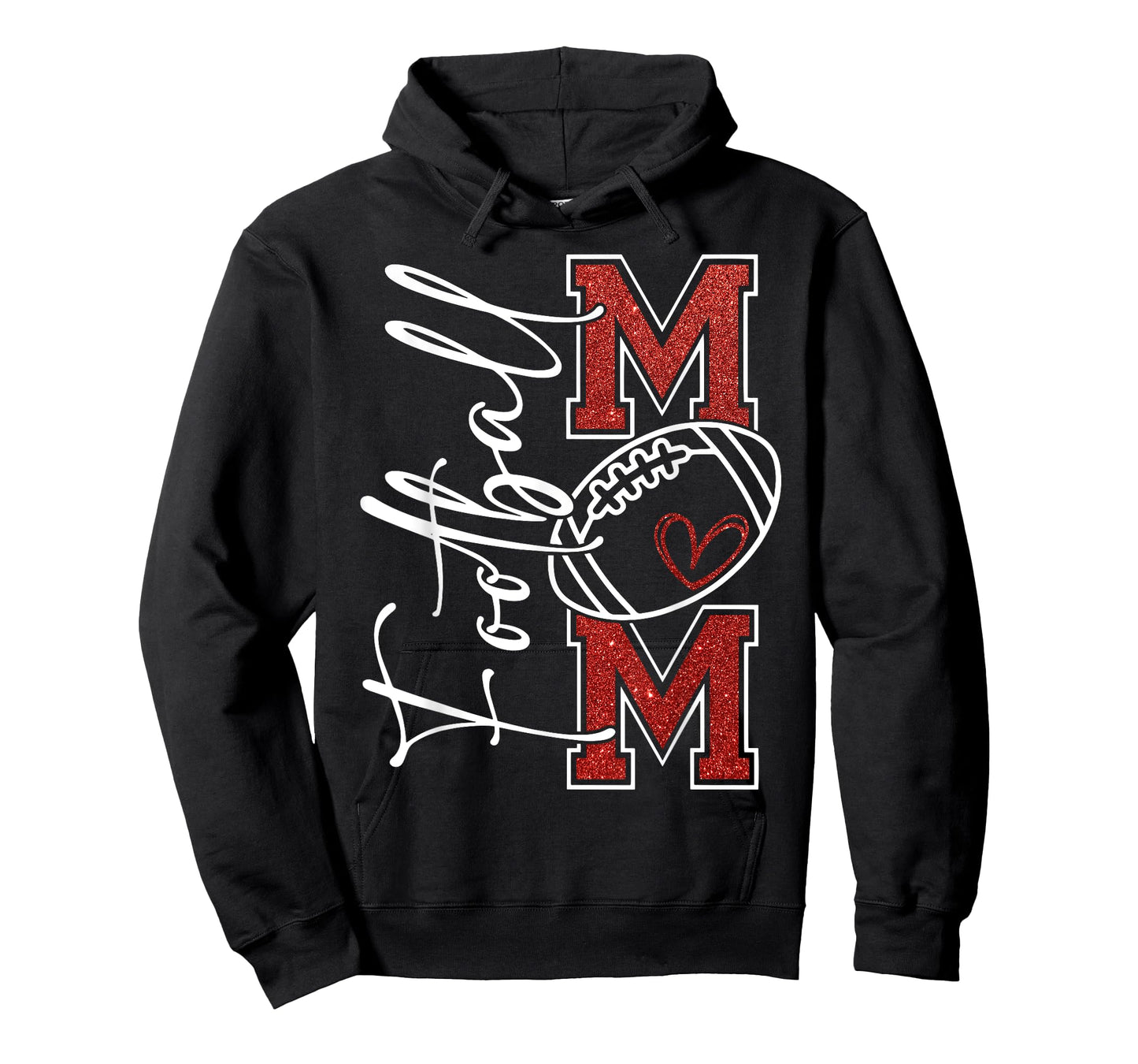 Football Mama Go Cheer Football Mom Game Day Mother's Day T-Shirt