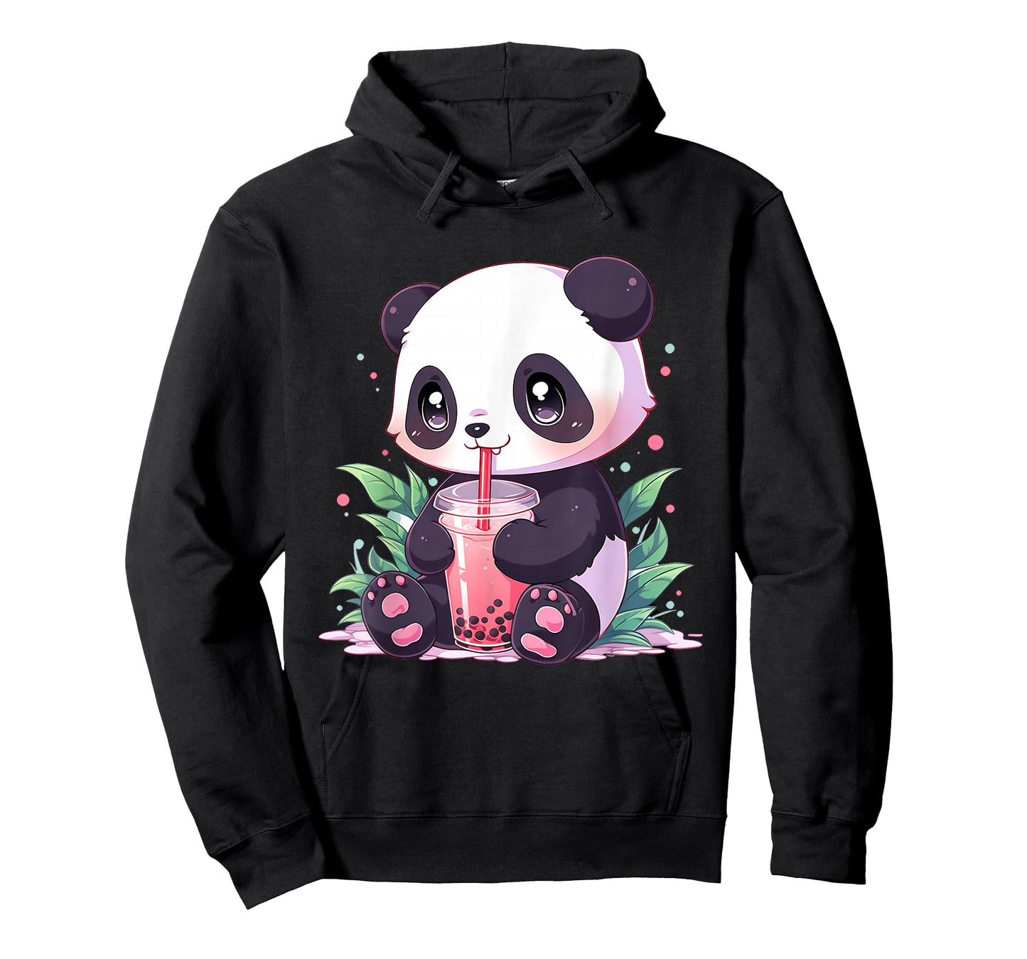 Kawaii Panda Drinking Bubble Tea Boba Lover T-Shirt