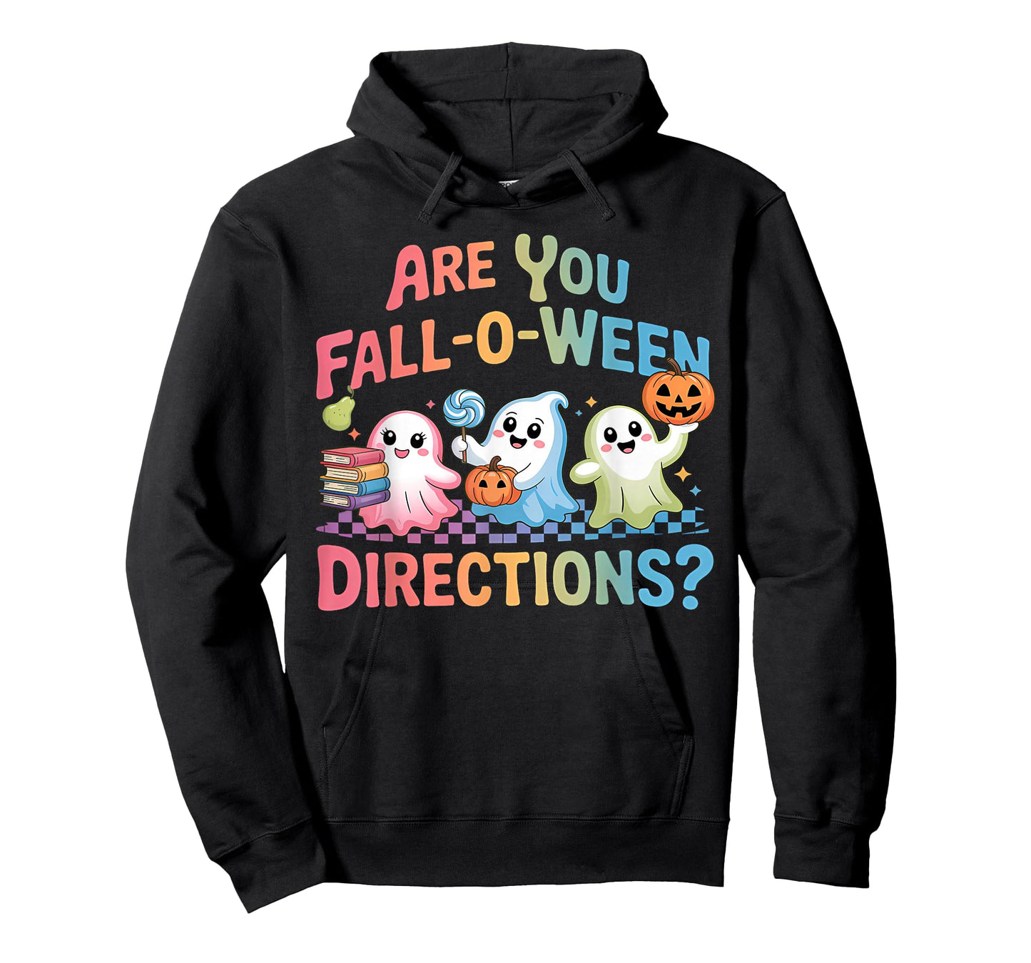are You Fall O Ween Directions Halloween Teacher Ghosts T-Shirt