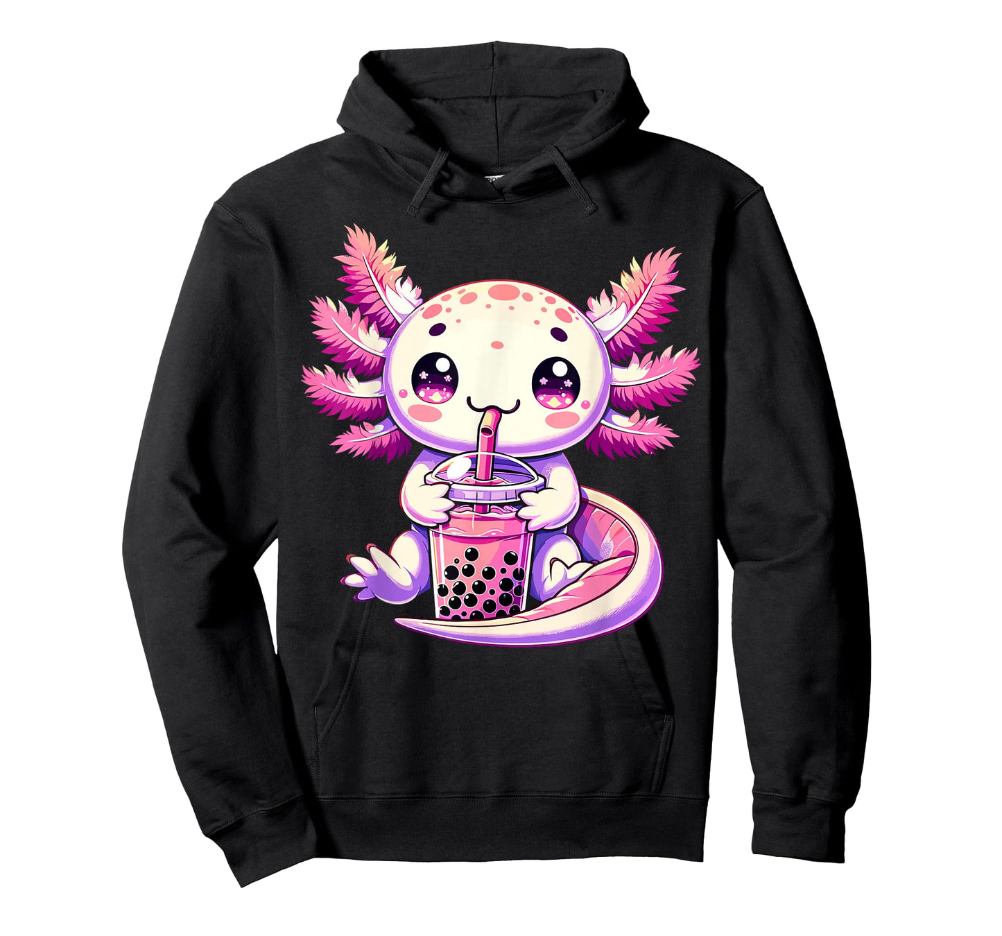 Axolotl Boba Tea Bubble Tea Anime Cute Kawaii Axolotl T-Shirt