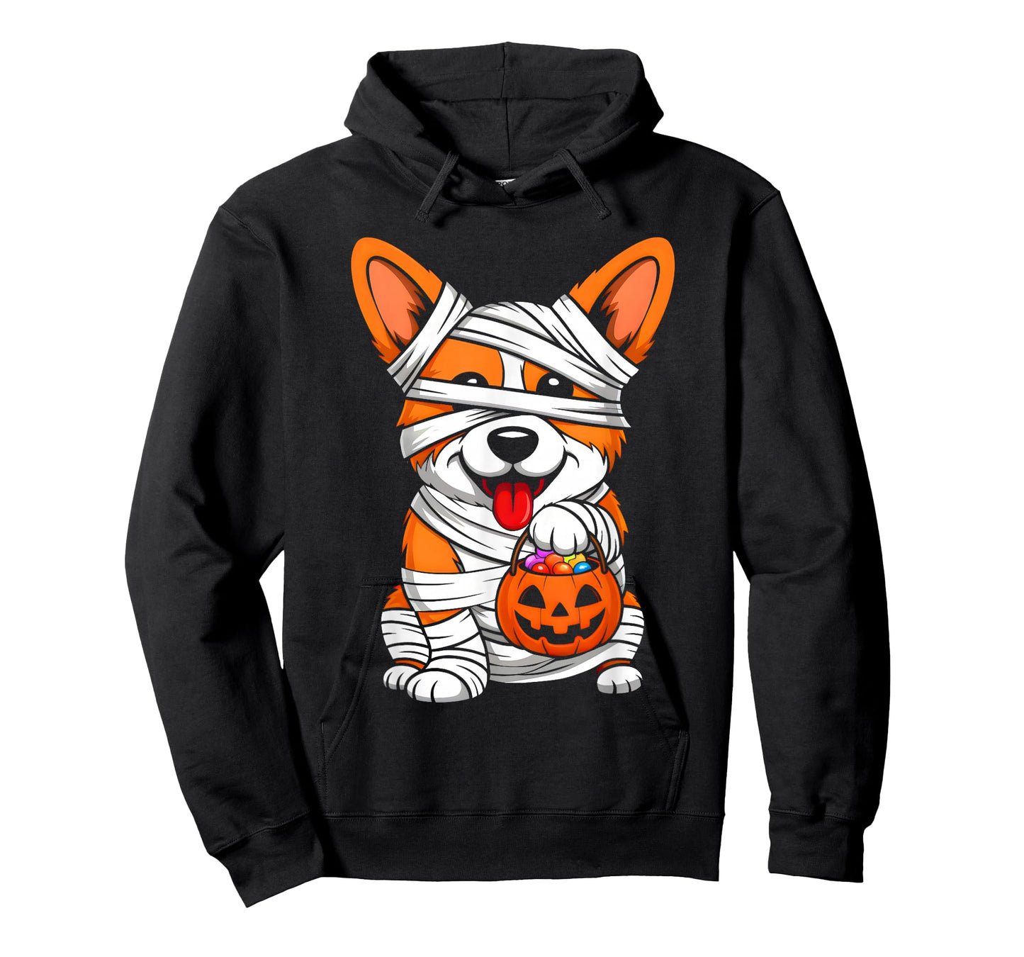 Mummy Corgi Dog Fall Pumpkin Spooky Season Halloween Costume T-Shirt