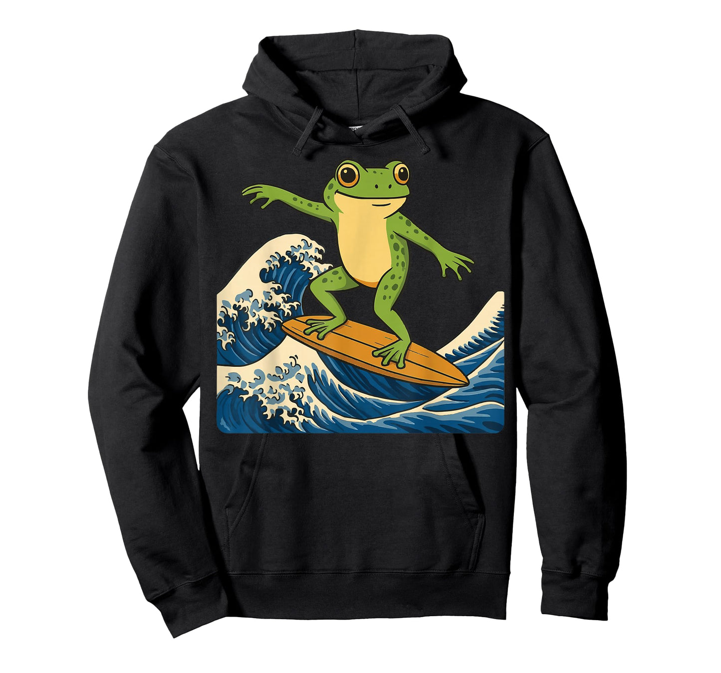Frog Surfing Japanese T-Shirt