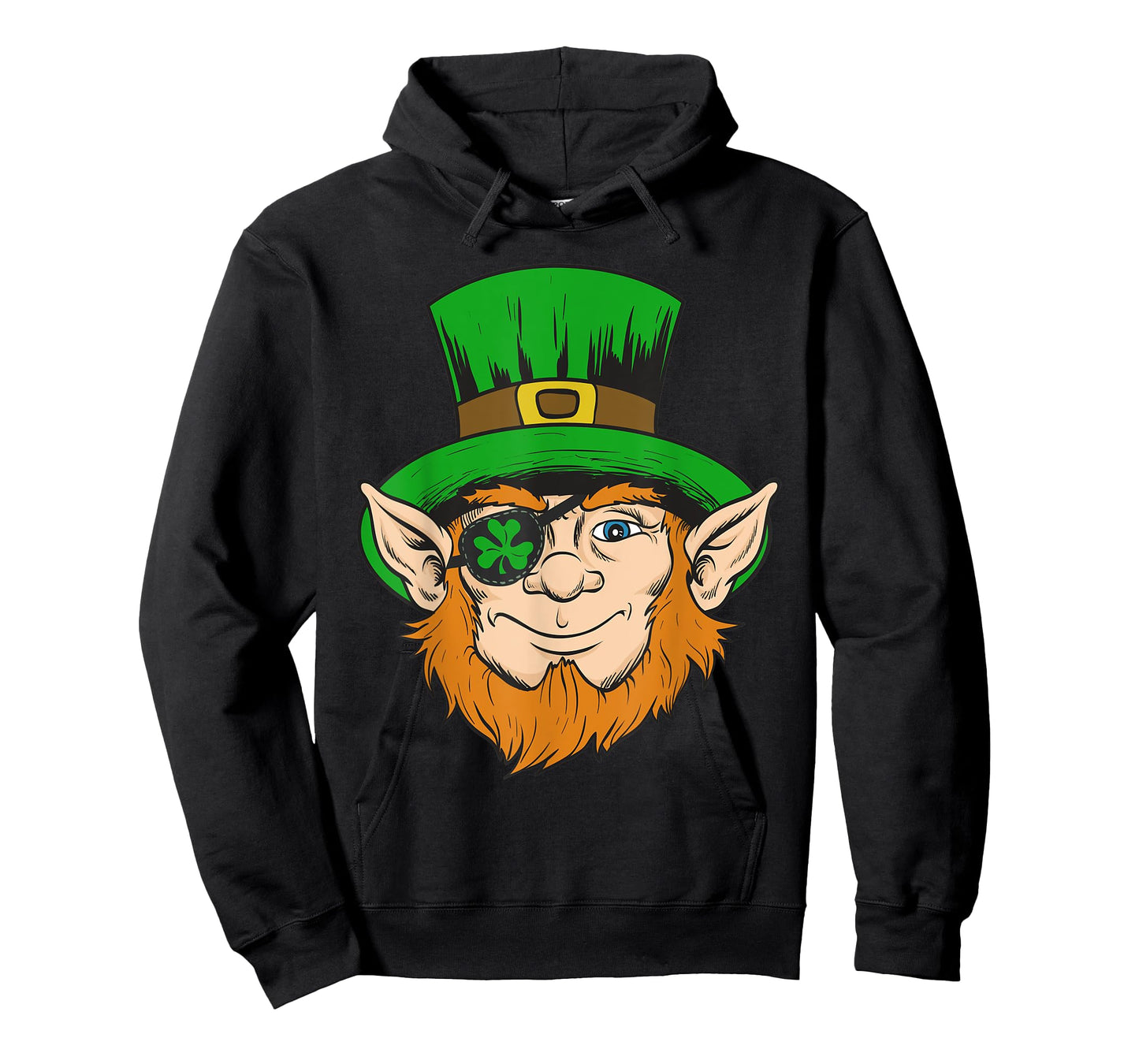 Pirate Eye Patch Shirt Clover Eyepatch Leprechaun St. Paddys