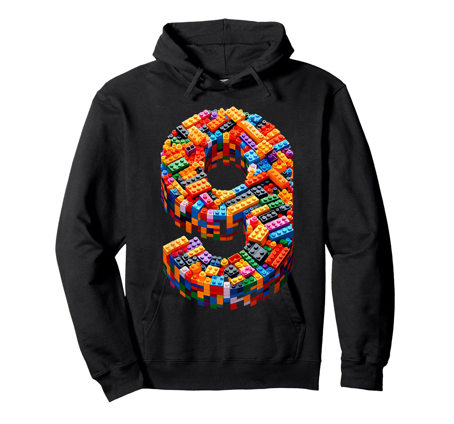 9 Year Old Blocks Building Master Builder 9th Birthday Boy T-Shirt