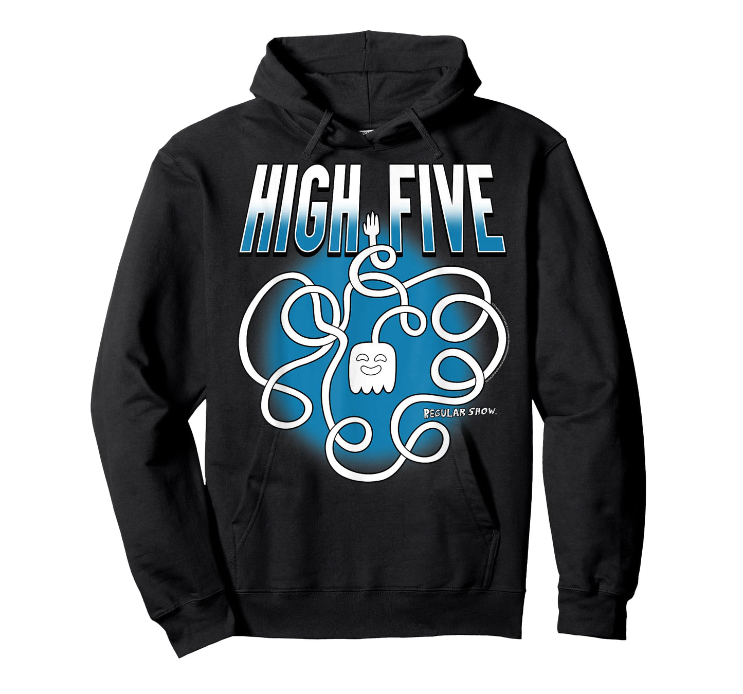Regular Show High Five Ghost Long Arm Funny Cartoon T-Shirt
