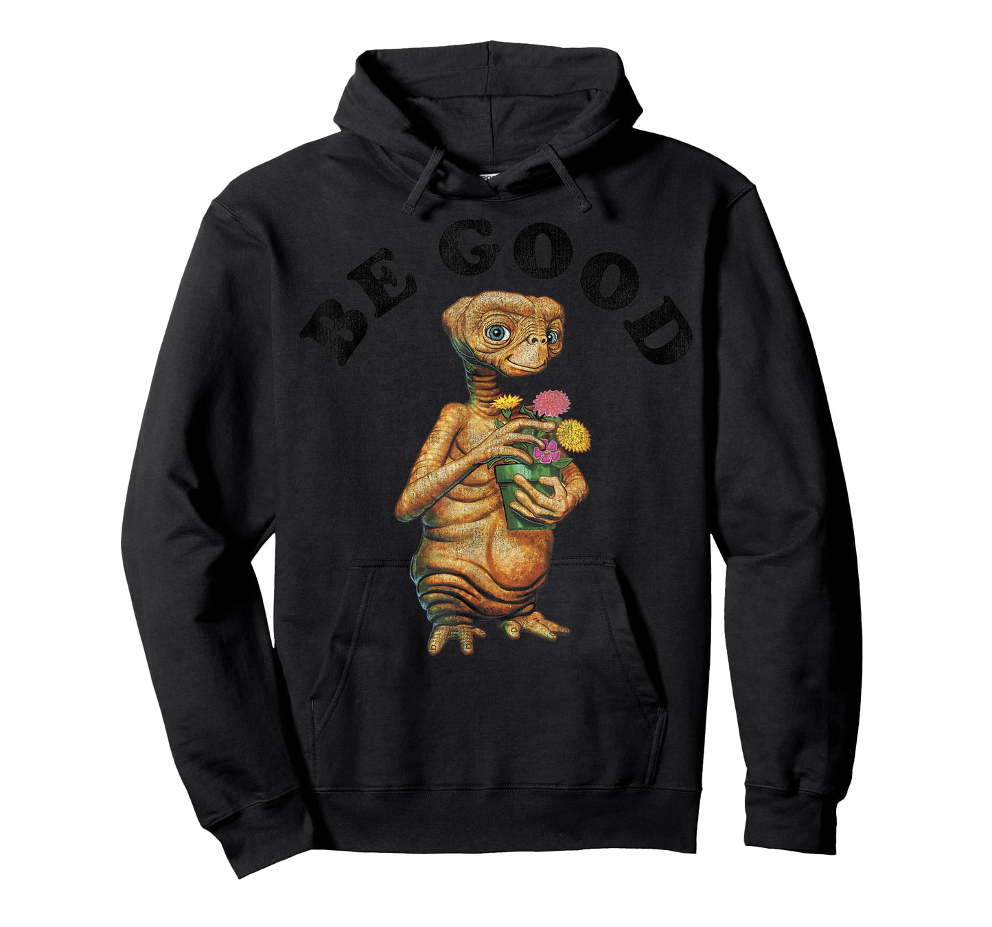 E.T. Be Good E.T. Holding Flower Pot Graphic T-Shirt T-Shirt