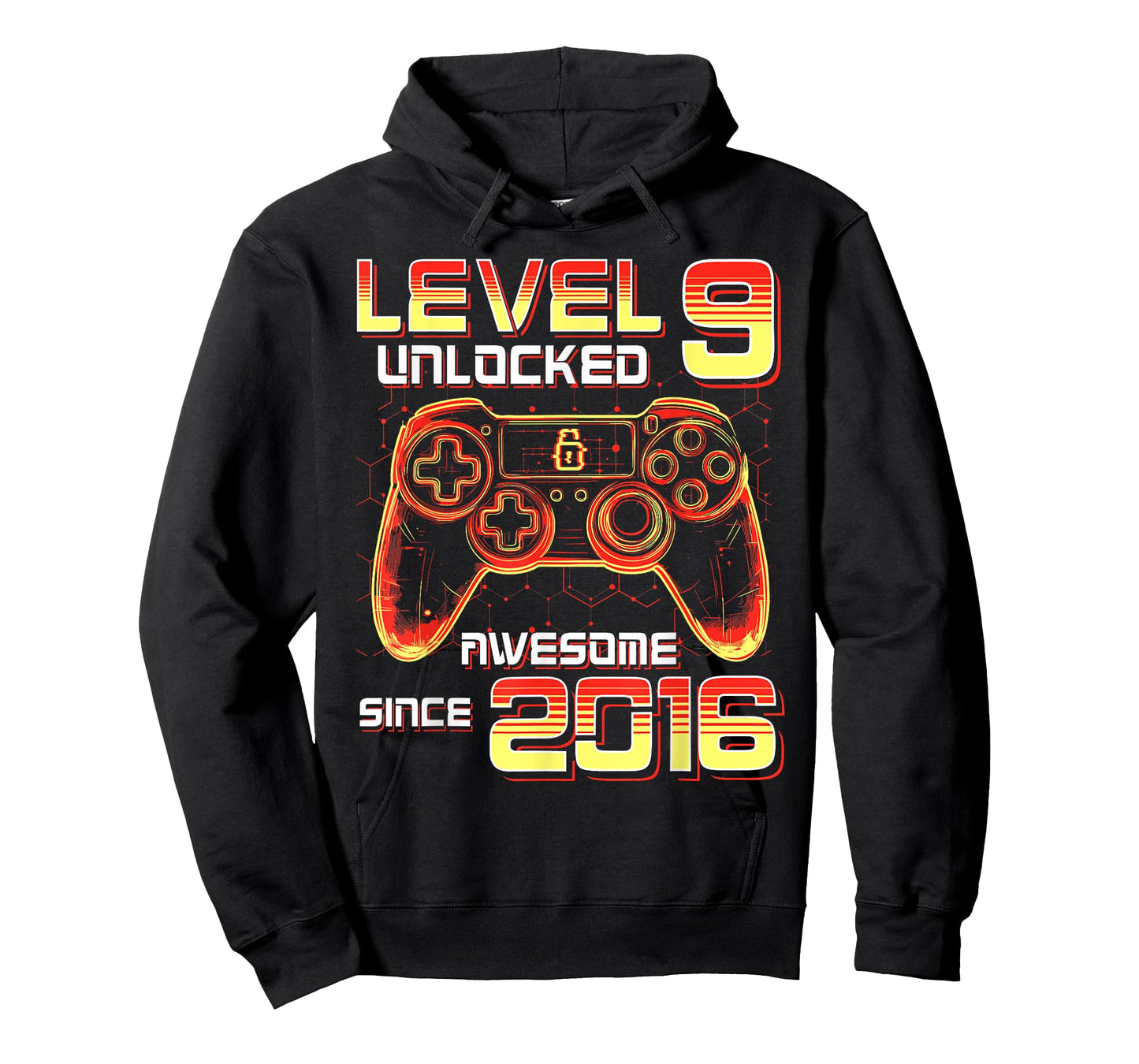 Level 9 Unlocked Video Game Party 9th Birthday Gamer Boys T-Shirt