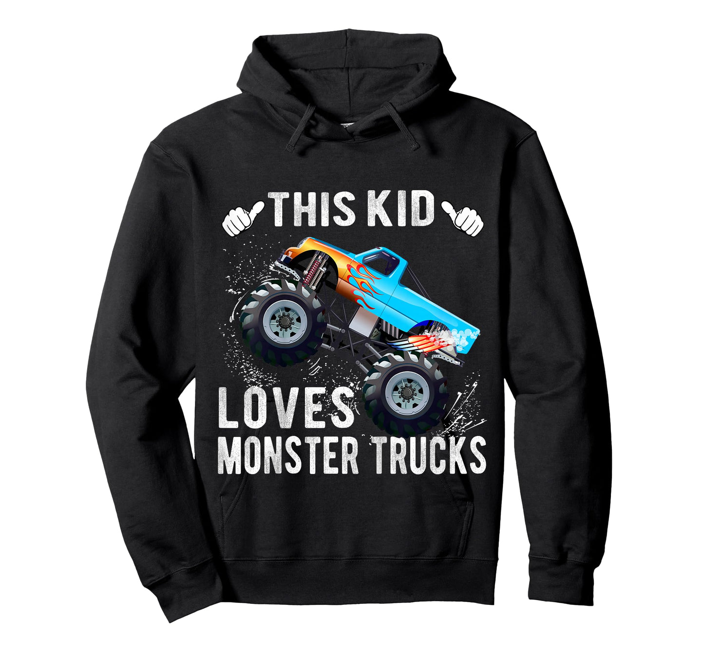 Kids This Kid Loves Monster Trucks Boys and Girls Gift T-Shirt