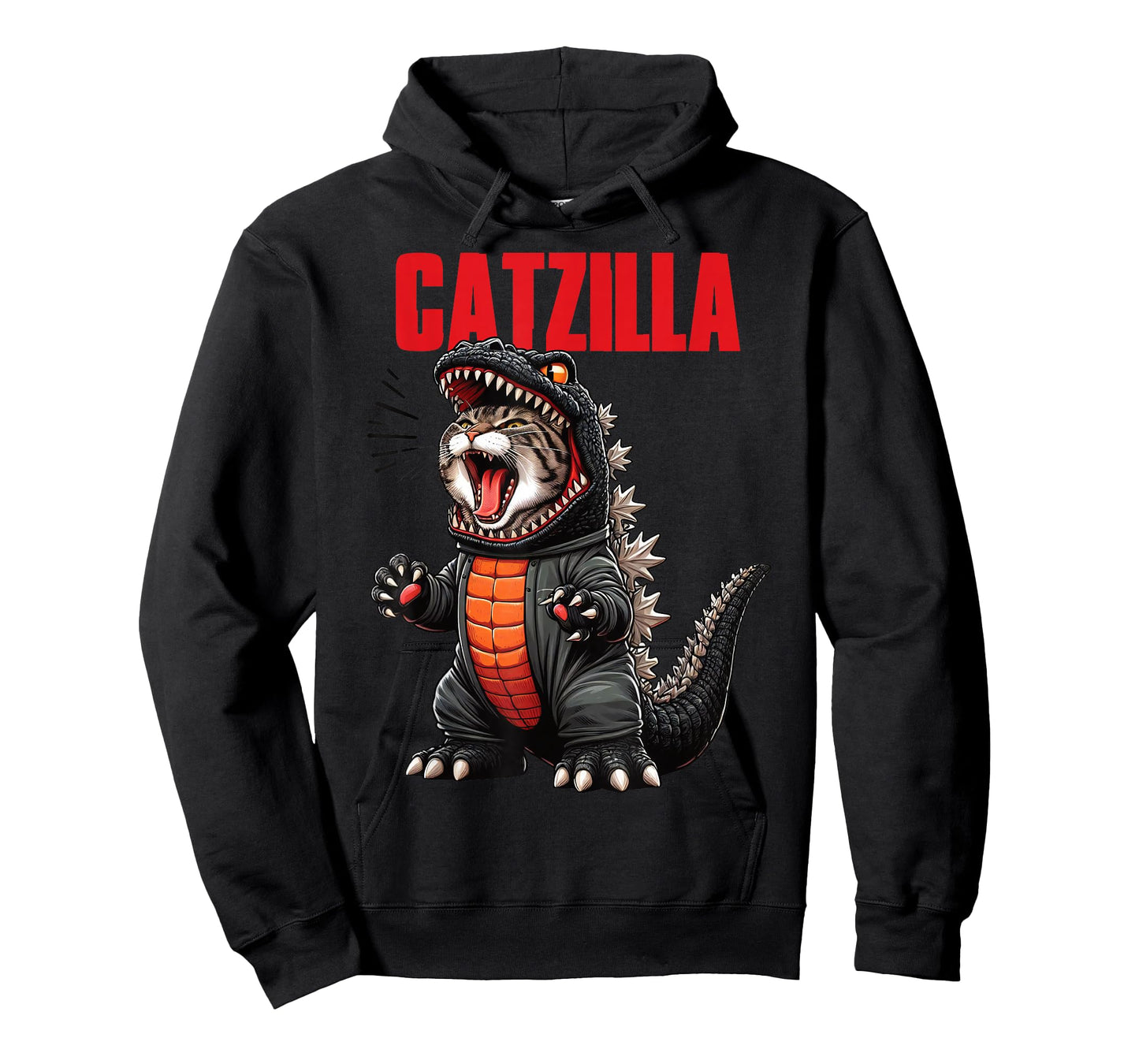 Cute Cat Kitty Catzilla for Cat Moms Cat Dads Pet Lovers T-Shirt