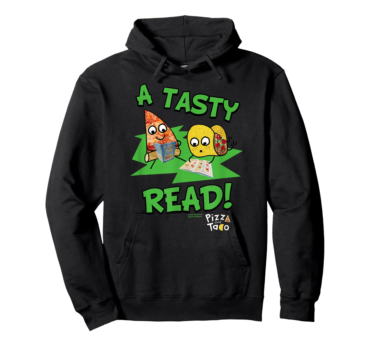 Pizza and Taco A Tasty Read T-Shirt