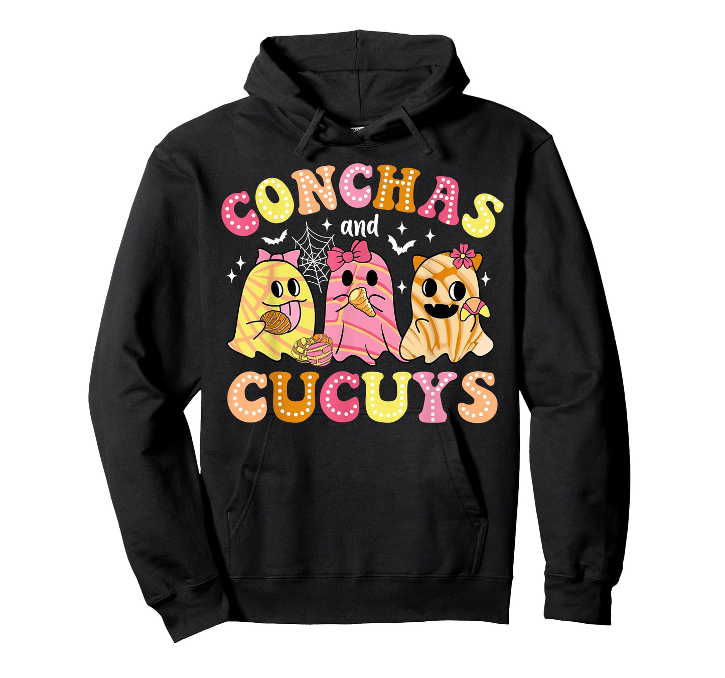 Cute Conchas And Cucuys Ghost Funny Halloween Mexican Ghost T-Shirt