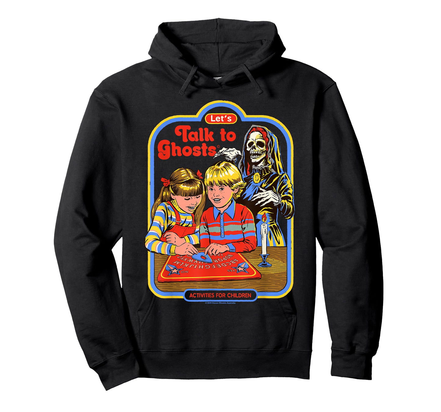 Let's Talk to Ghosts Demon Retro Vintage Funny Adult Humor T-Shirt