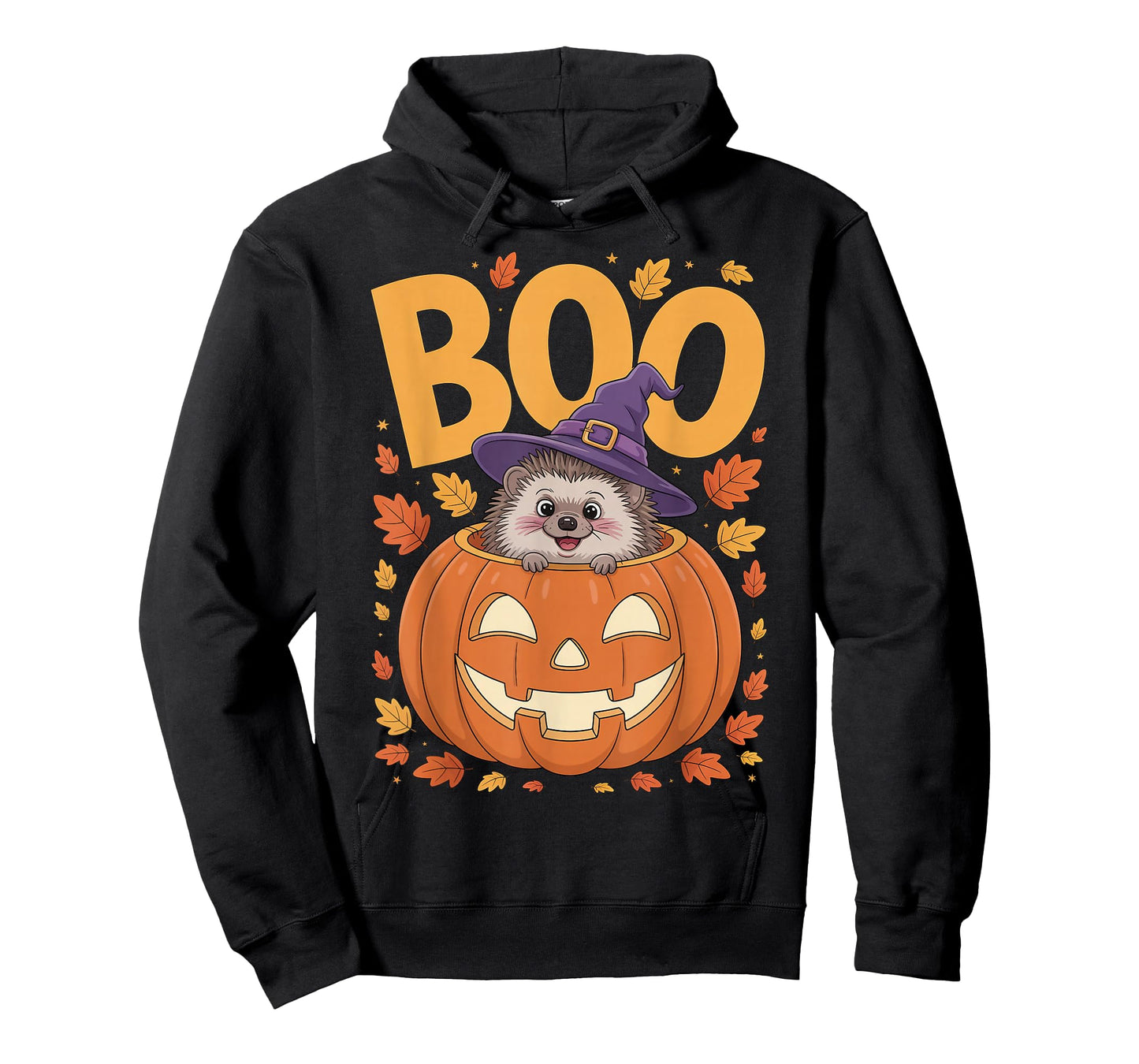 Hedgehog Costume on Pumpkin Halloween Hedgehog T-Shirt