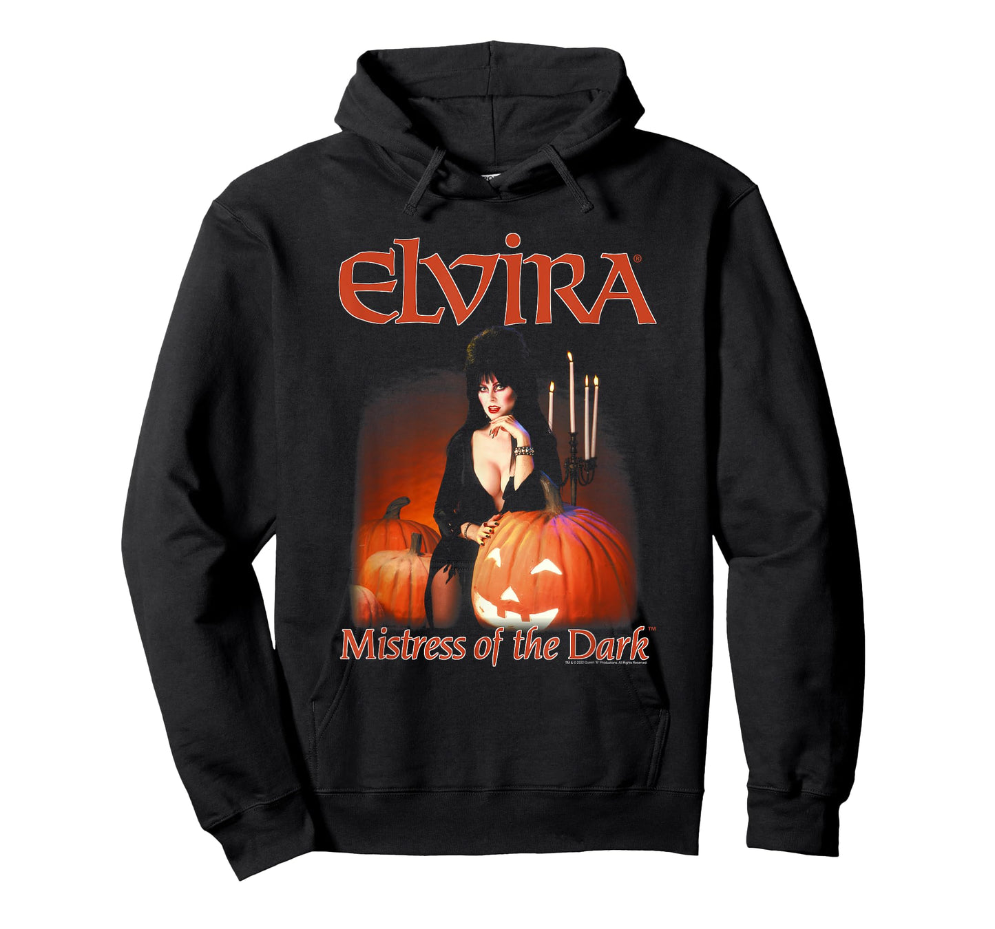 Elvira, Mistress of The Dark Pumpkin Halloween Horror T-Shirt