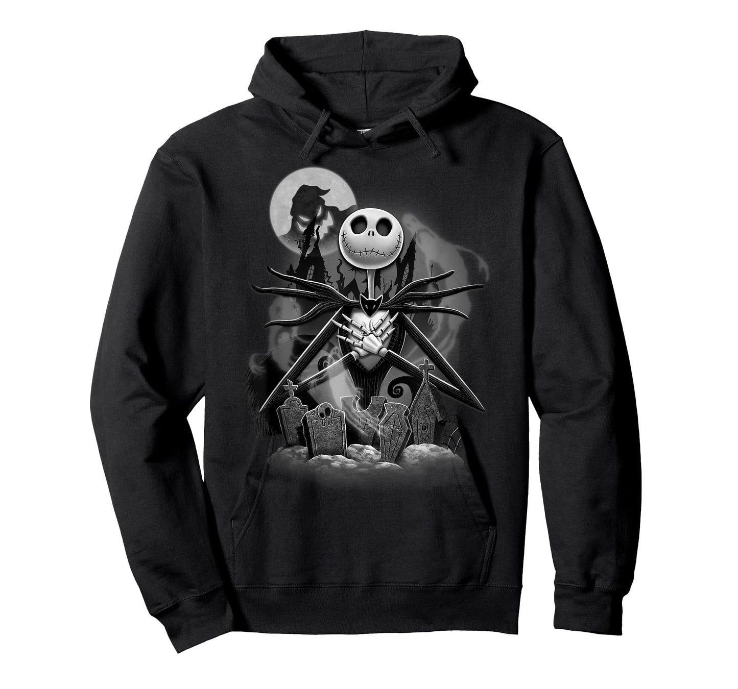 Disney - Nightmare Before Christmas Jack Night Scene T-Shirt