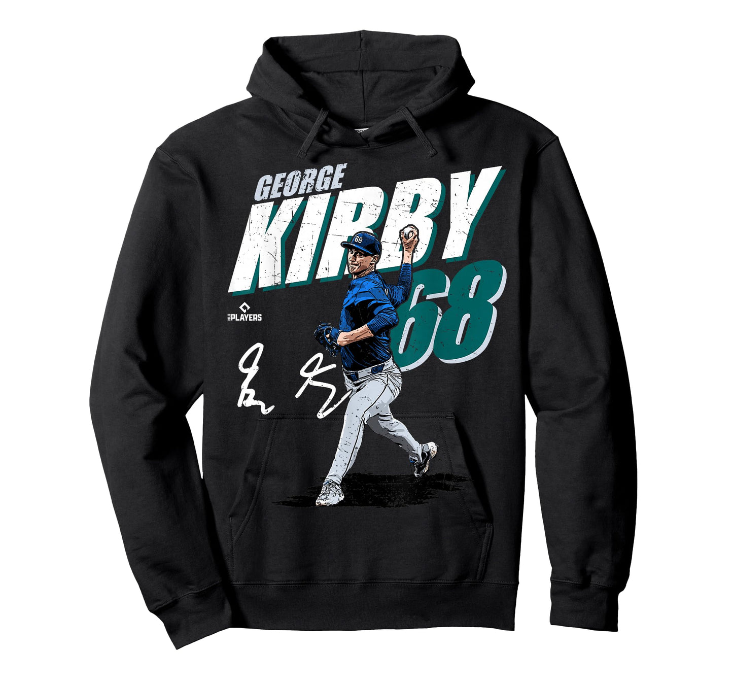 George Kirby | Seattle MLB Baseball Players | MLBGKI204M T-Shirt