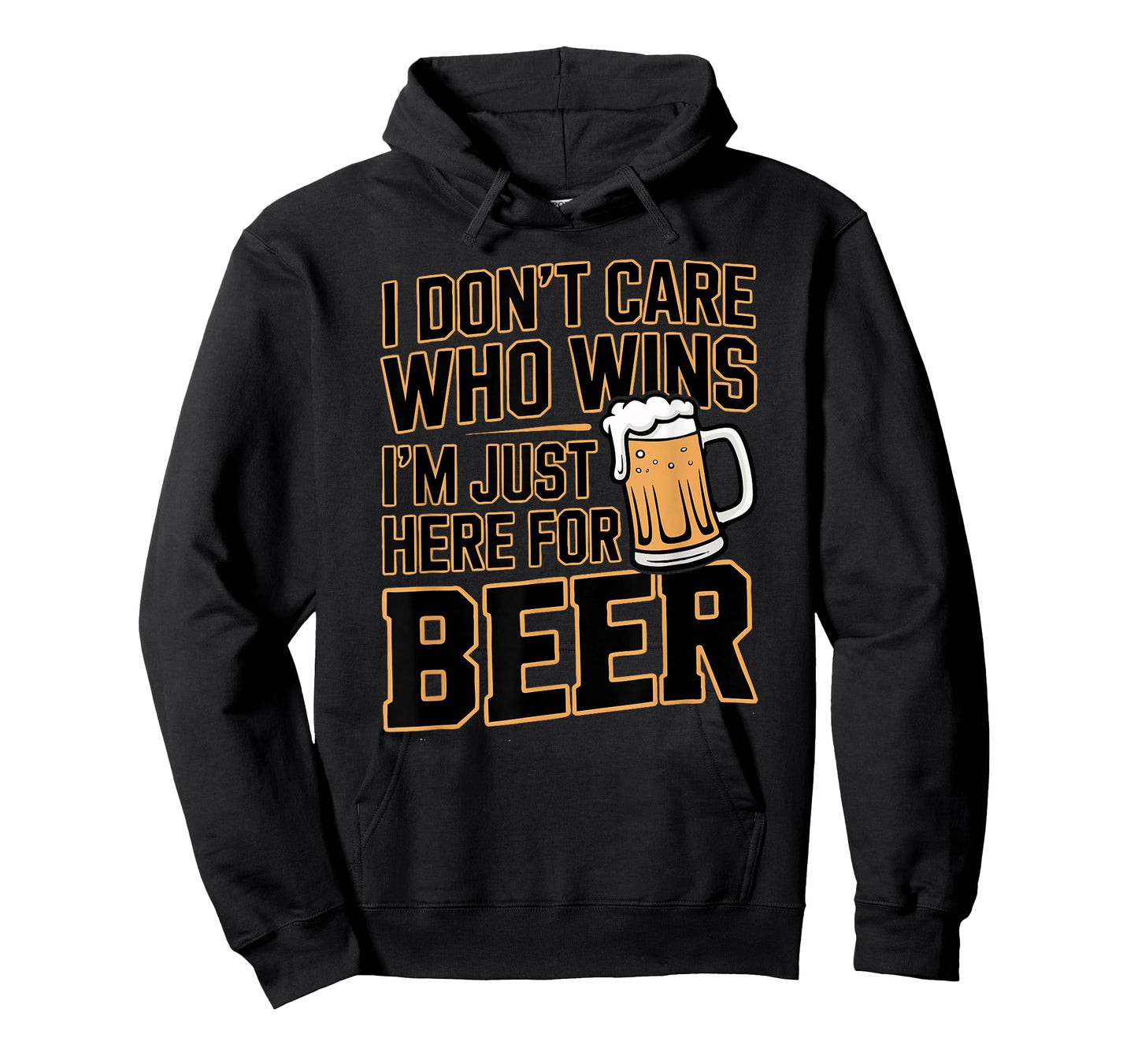 Football Party Fan Humor I Don’t Care Who Wins Beer T-Shirt
