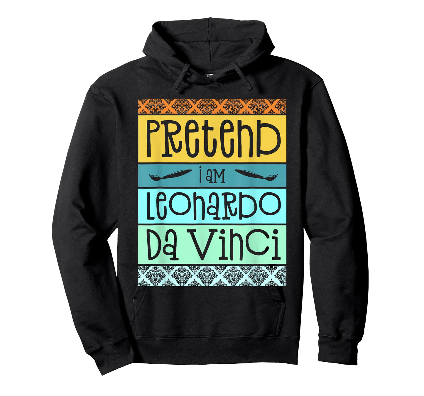 Funny Pretend I'm Leonardo Da Vinci Halloween Costume Party T-Shirt