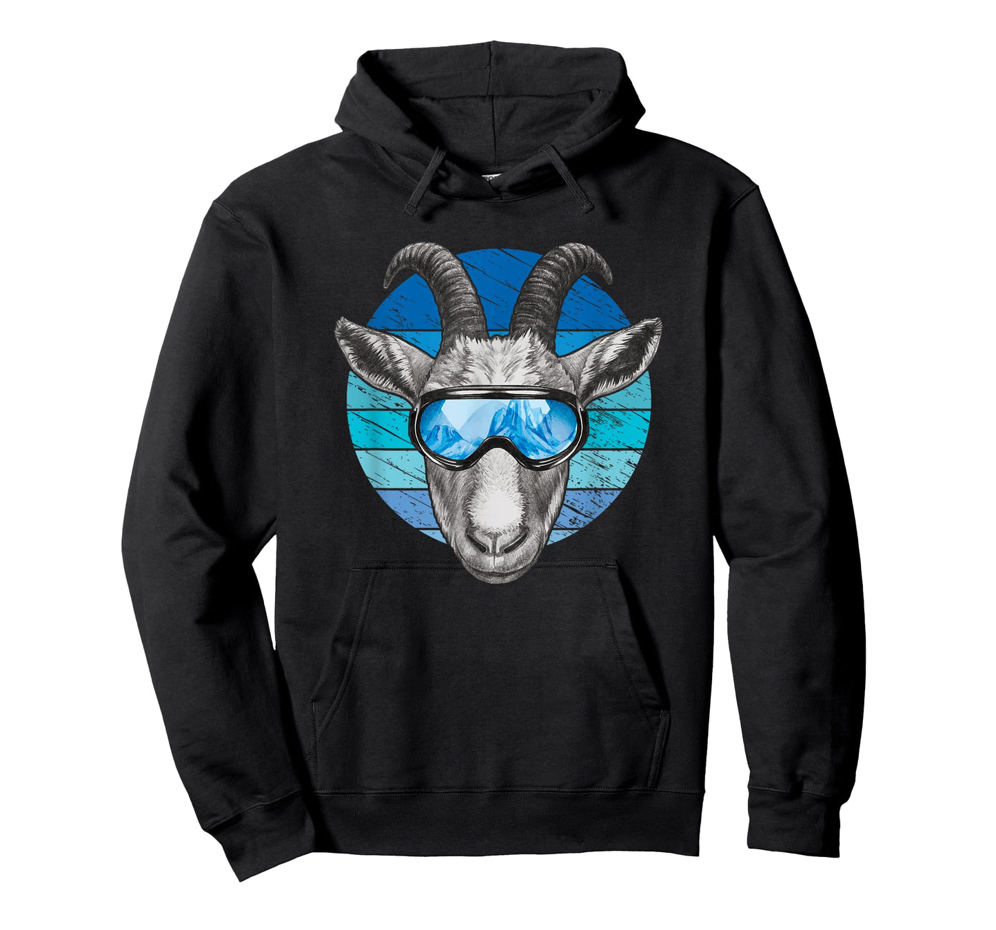 Funny goat with ski goggles T-Shirt