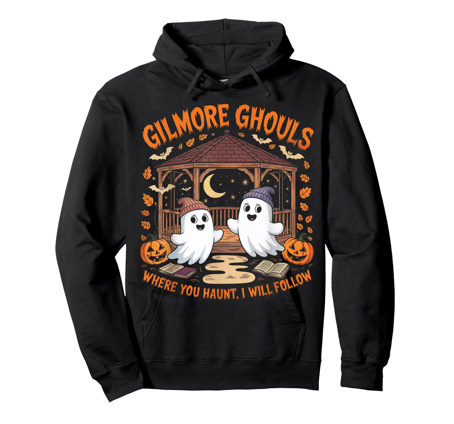 Gilmore Ghouls Where You Haunt I Will Follow Halloween Ghost T-Shirt