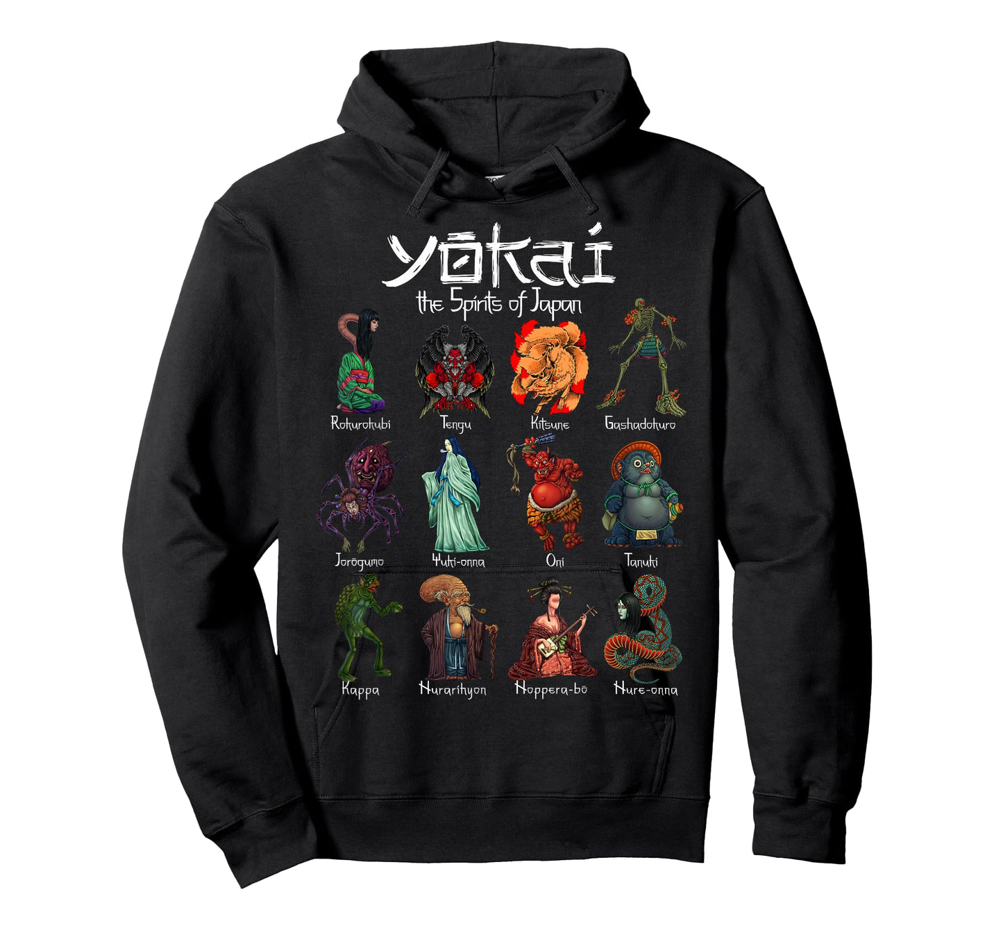 Different Yokai of Japan T-Shirt