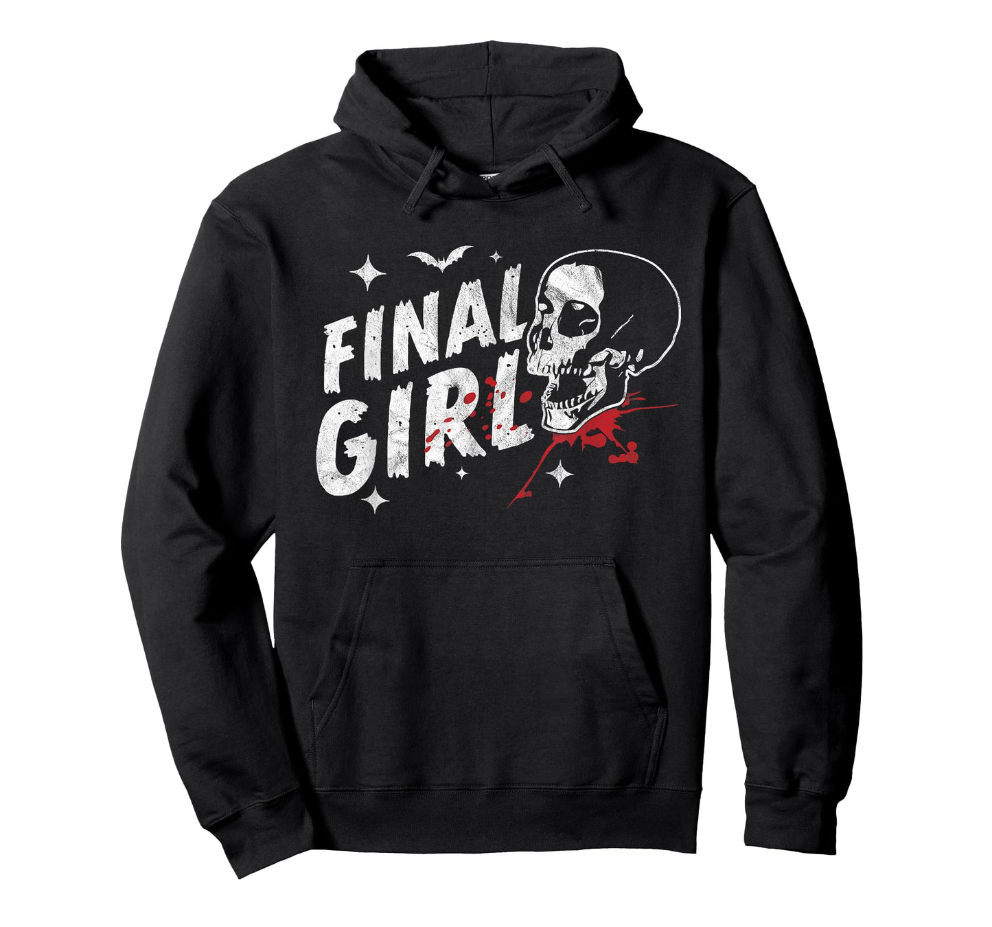 Final Girl Horror Movie Trope Slasher Film Skull Halloween T-Shirt