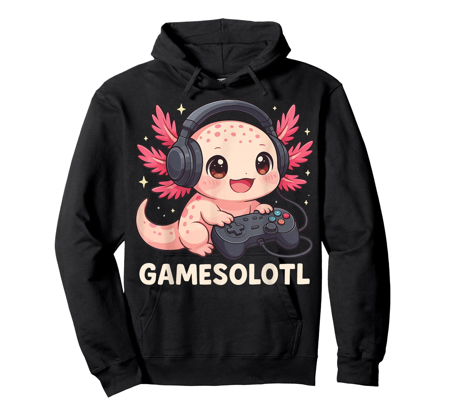 Gamesolotl Axolotl Gamer Gaming Anime T-Shirt