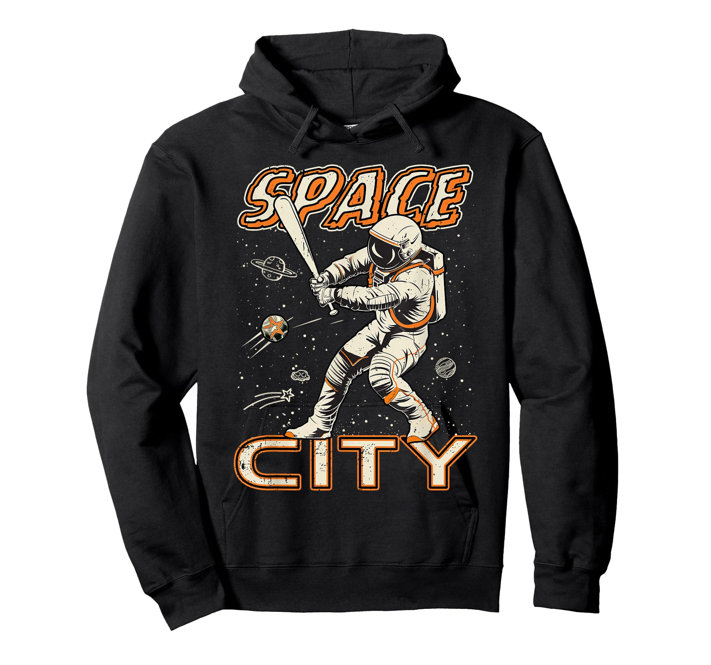 Graphic Houston Last Name Pride Vintage Costume Space City T-Shirt