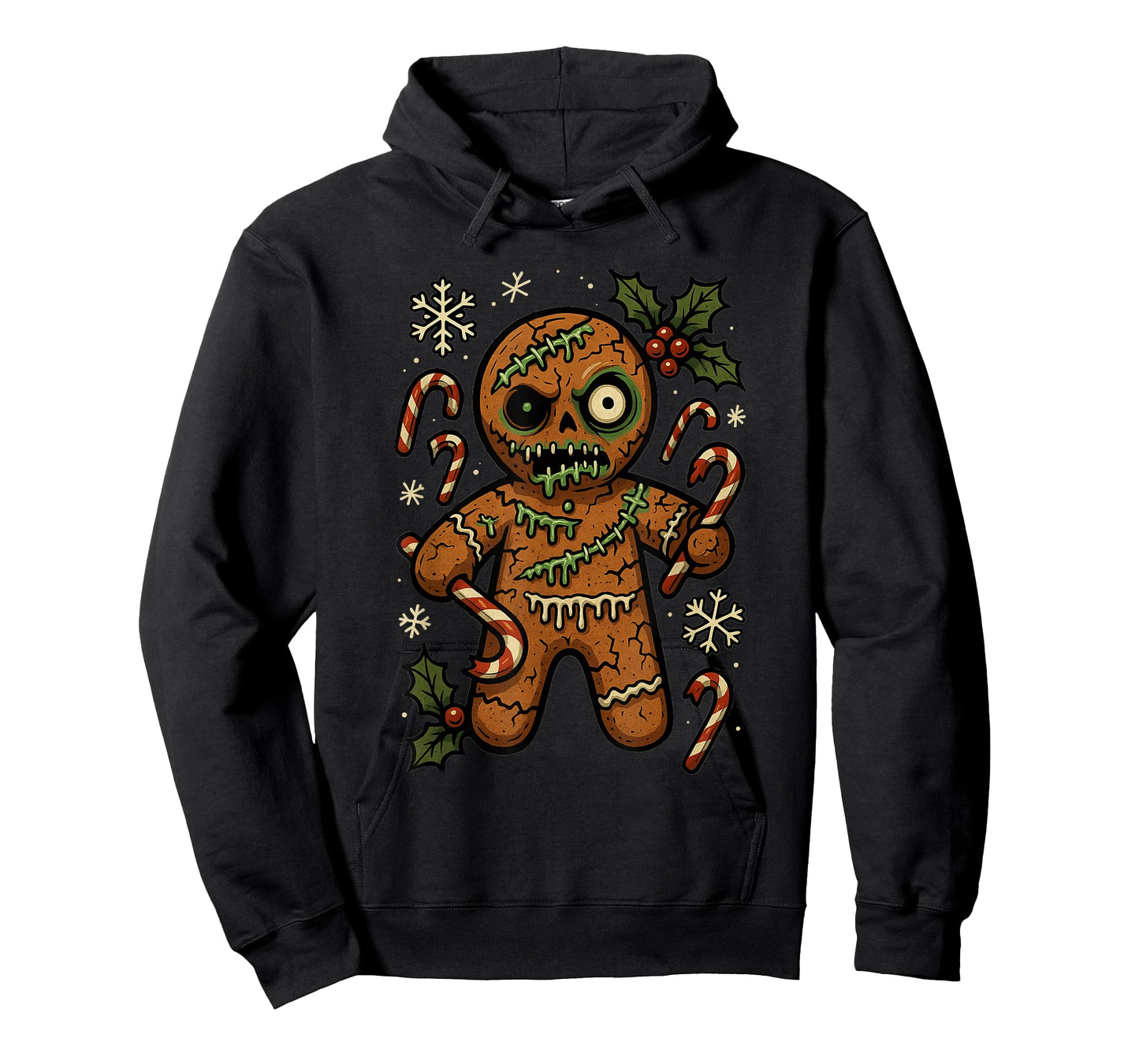 Zombie Gingerbread Man Christmas Zombie T-Shirt