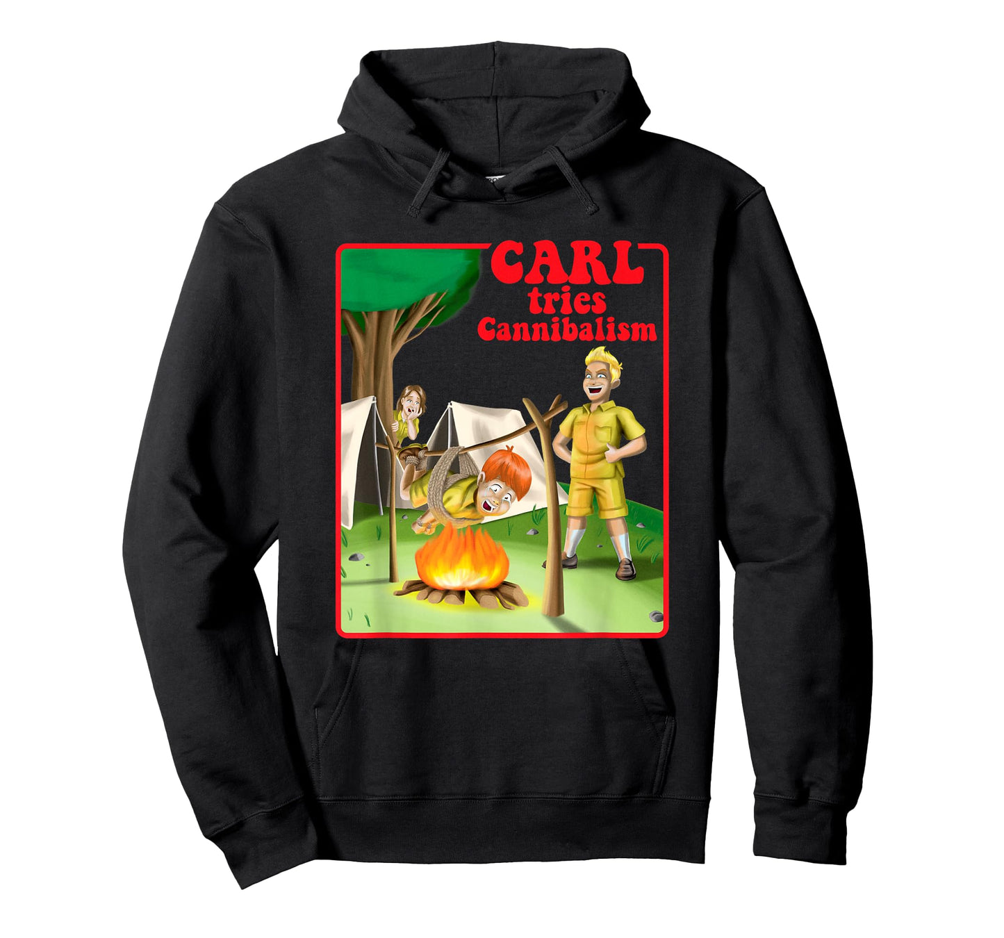 Carl Tries Cannibalism - Cute Horror Shirt - Funny Horror T-Shirt